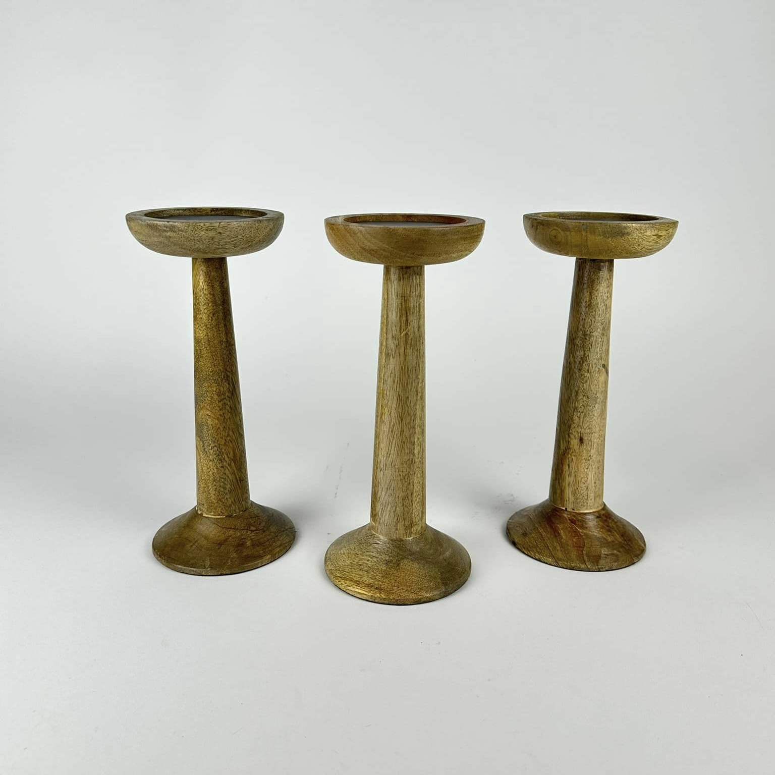 Свічник на 1 широку свічку дерево/метал CA-175