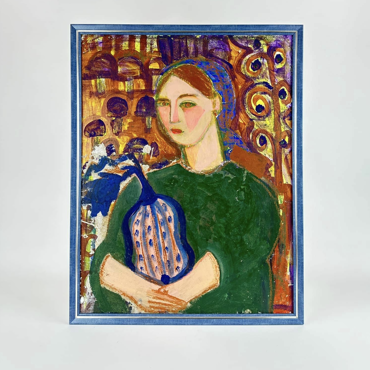 Живопис Портрет дівчини з гарбузом AR-1055