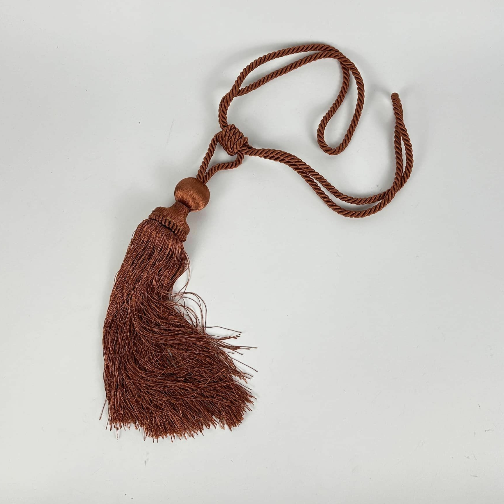 Підхват для штор з кутасом теракота CR-074