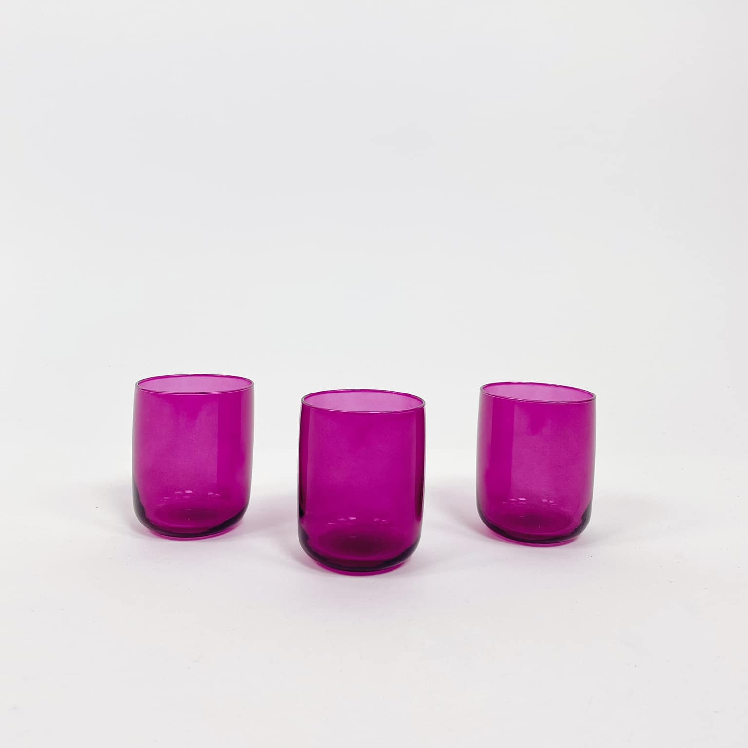 Склянка сік/вода скло фіолет GS-078