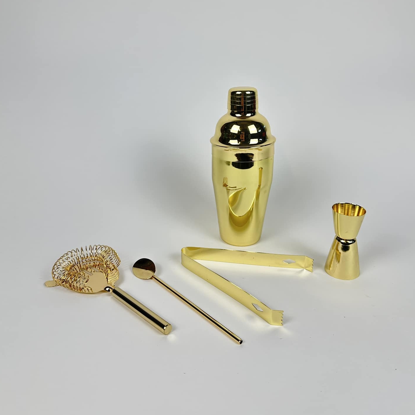 Шейкер та аксесуари для приготування коктейлів золото BB-069