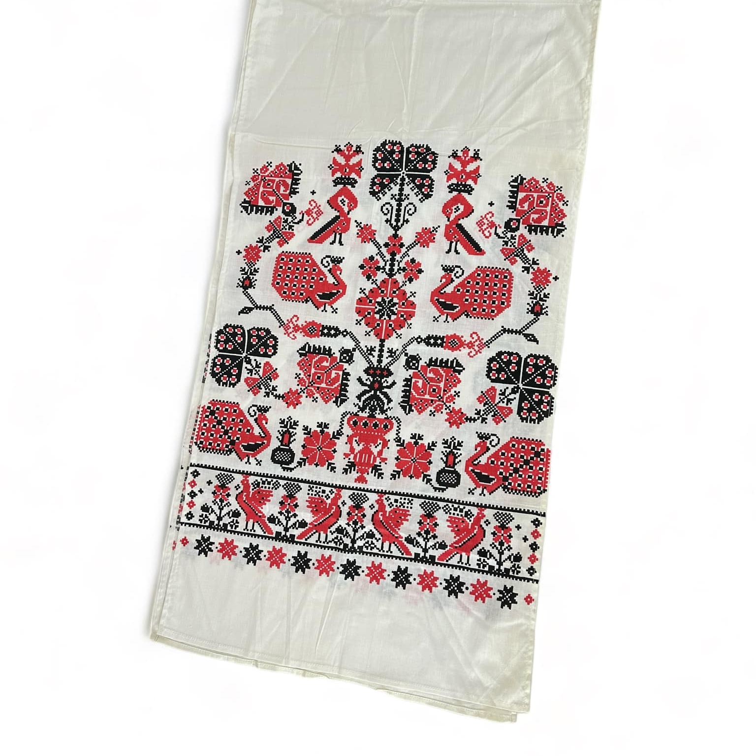 Рушник етно з надрукованим малюнком вінтаж TT-228