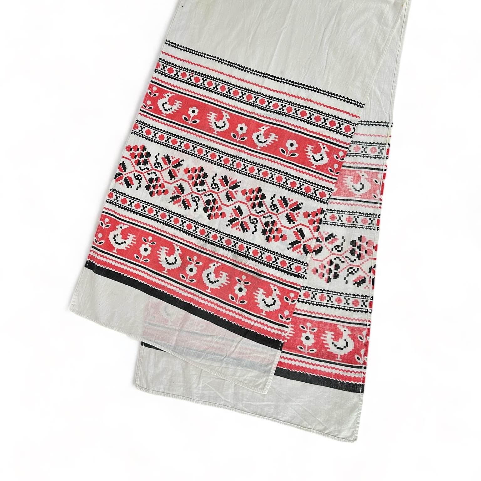 Рушник етно з надрукованим малюнком вінтаж TT-230