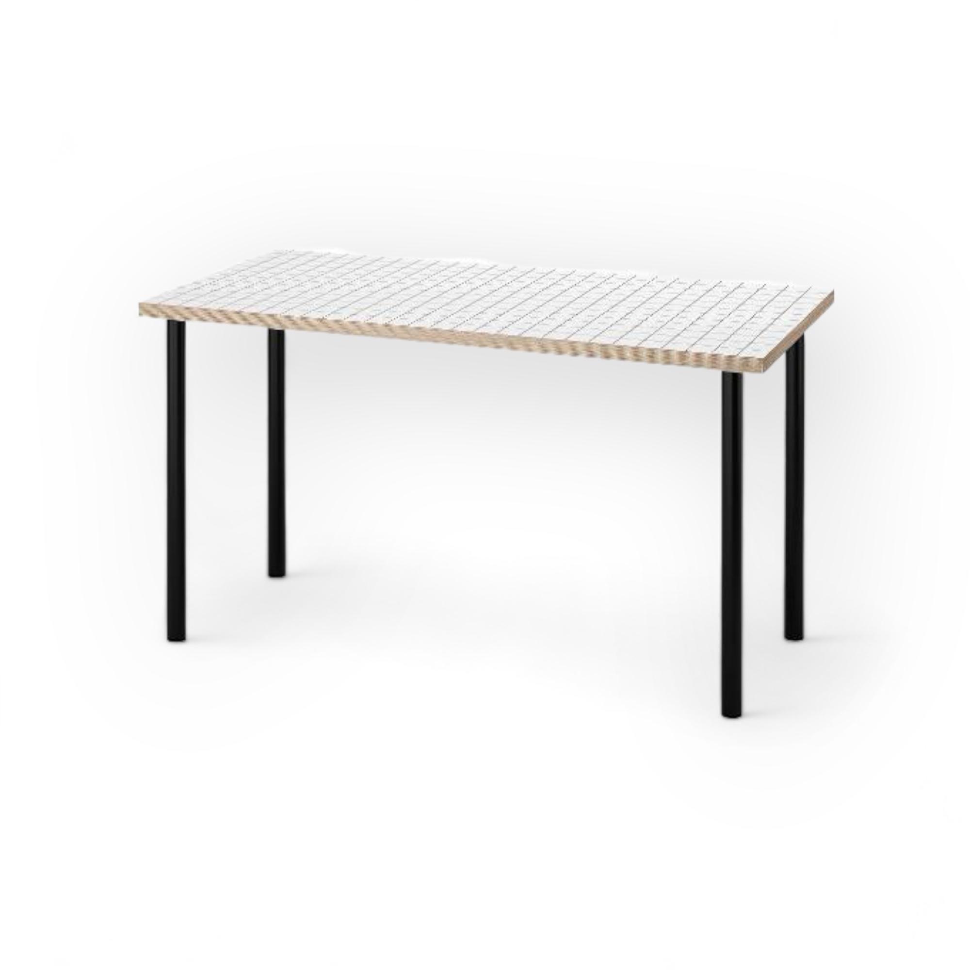 Стіл письмовий 140 стільниця клітинка біло-чорний TB-717