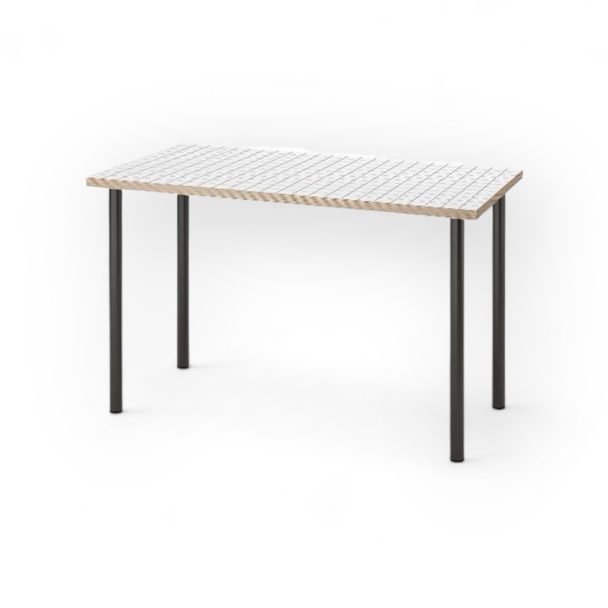 Стіл письмовий 120 стільниця клітинка біло-чорний TB-718