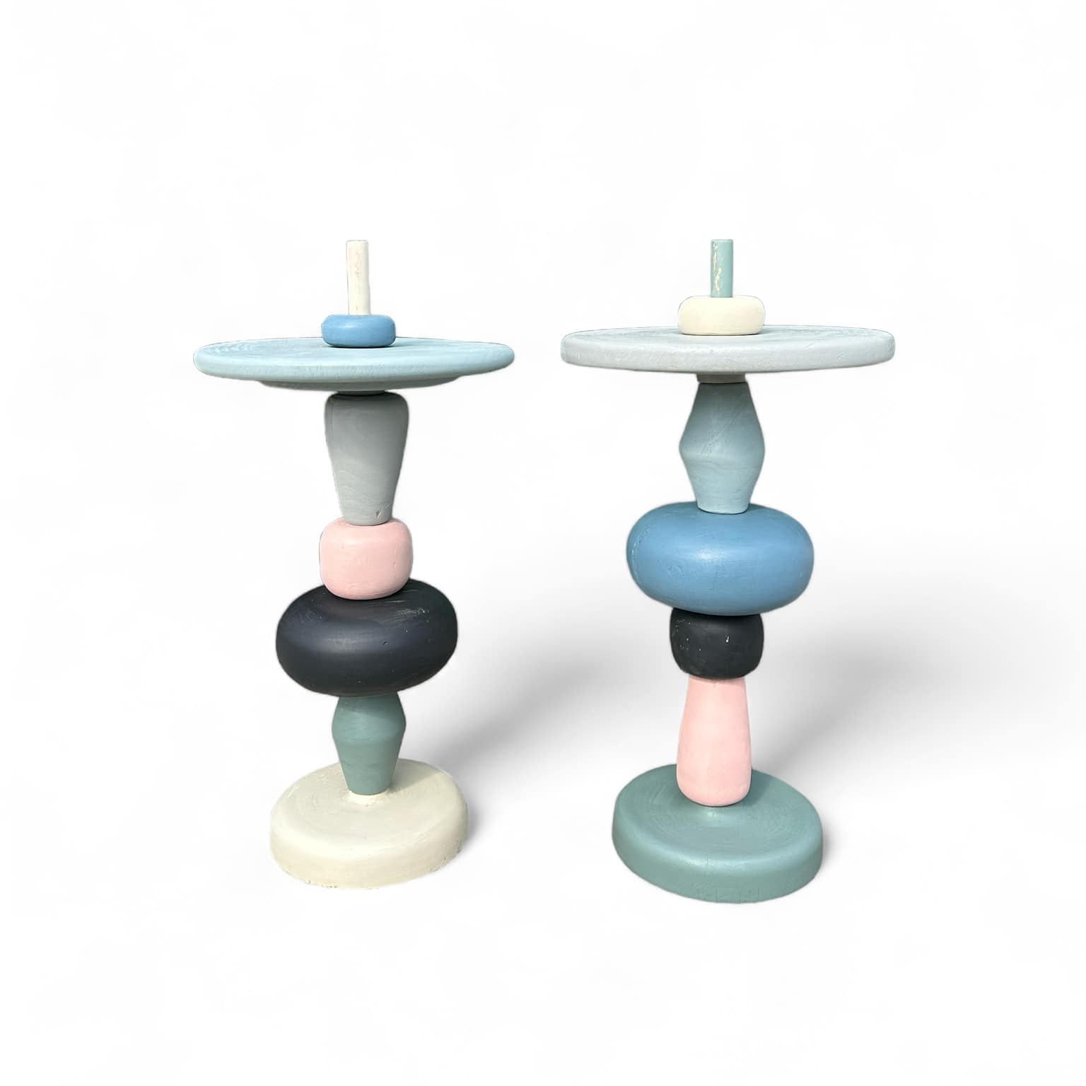 Столик кавовий кольоровий зі змінними елементами дерево TB-864