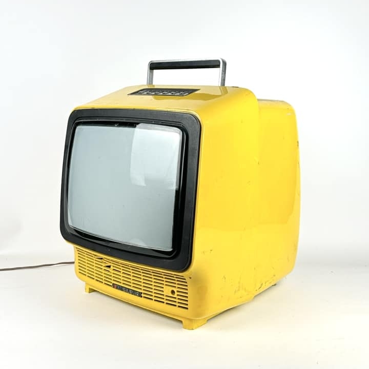 Телевізор Shilalis жовтий вінтаж TV-066