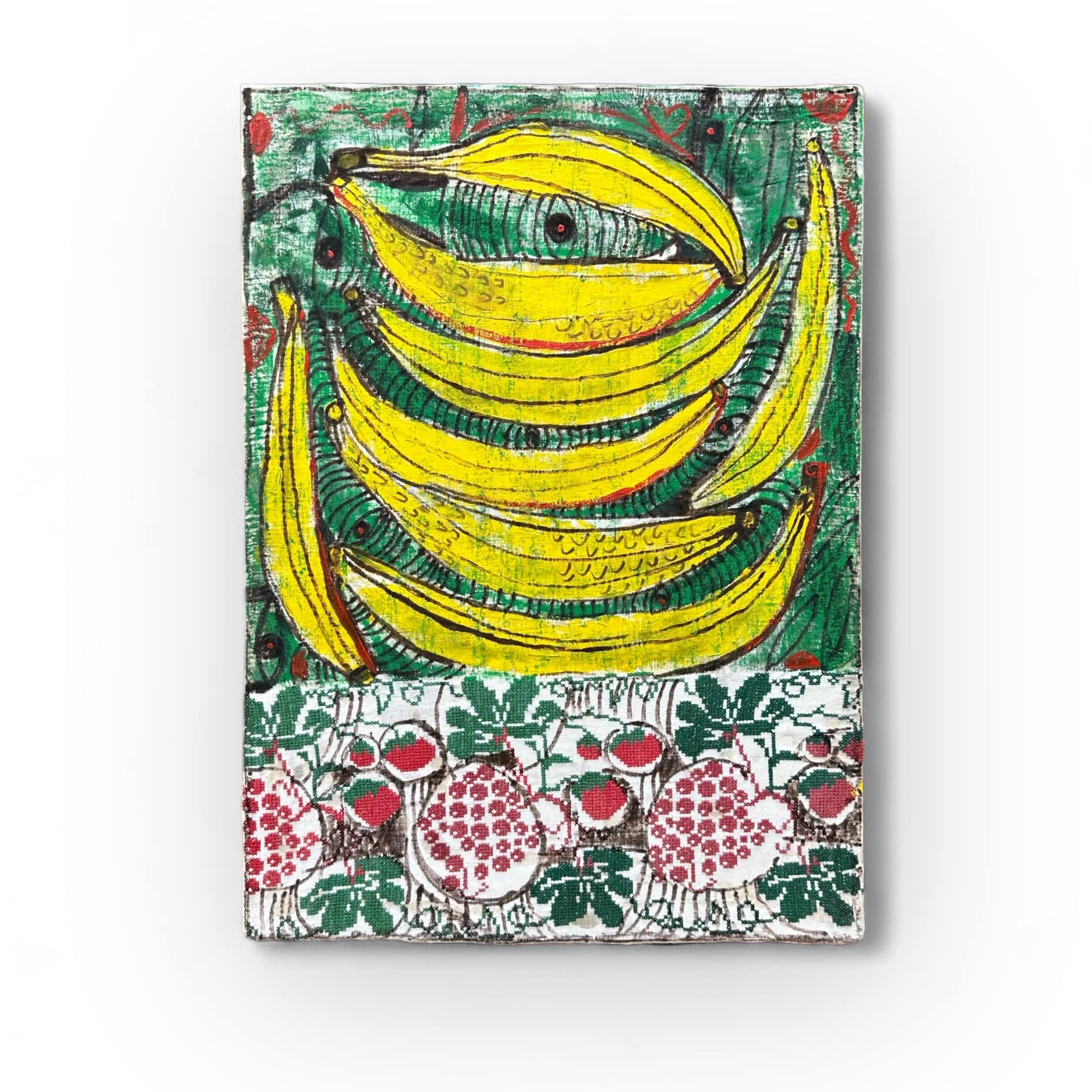 Натюрморт Банани змішана техніка на підрамнику AR-1064