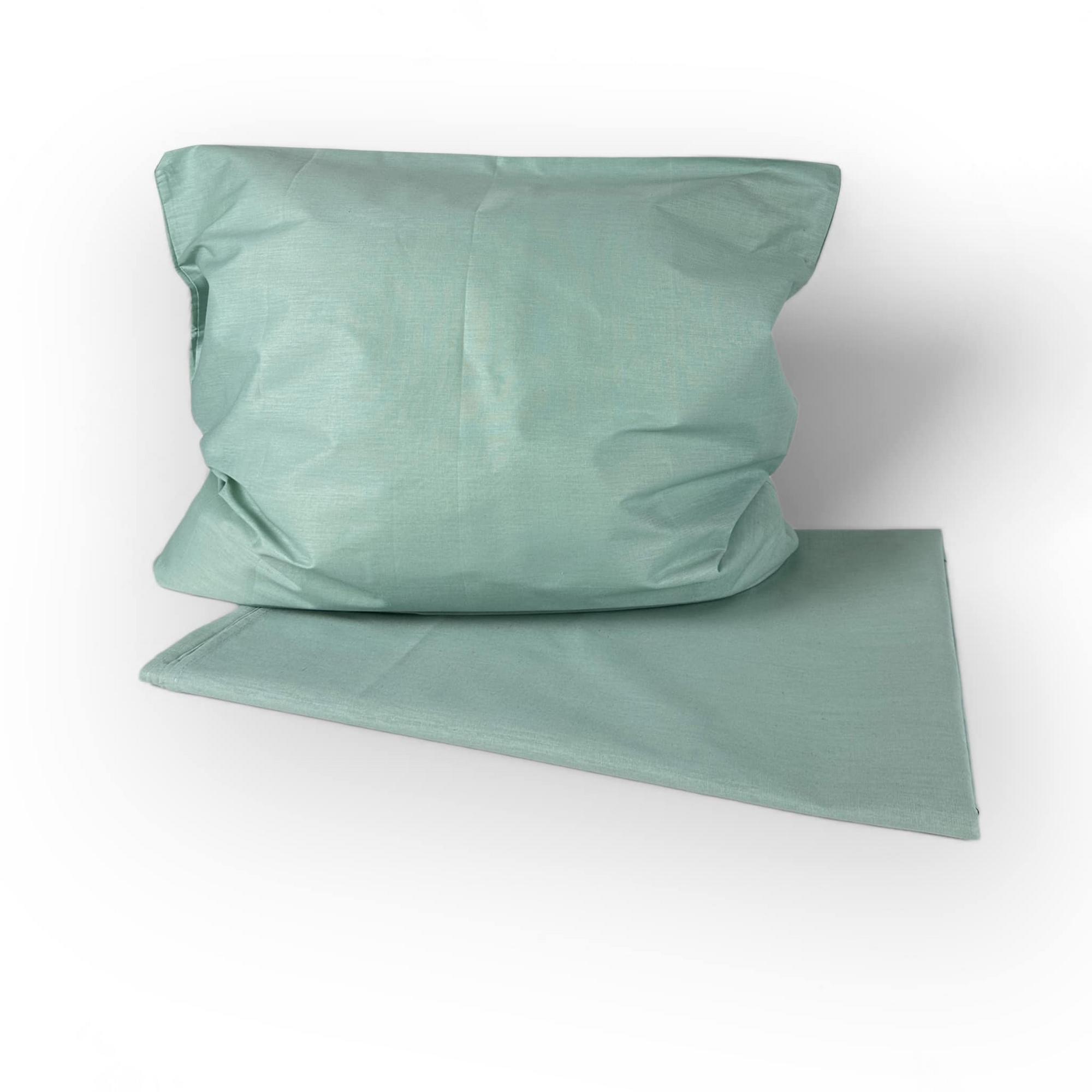 Наволочка для подушки / простирадло св-бірюзовий бавовна BL-007