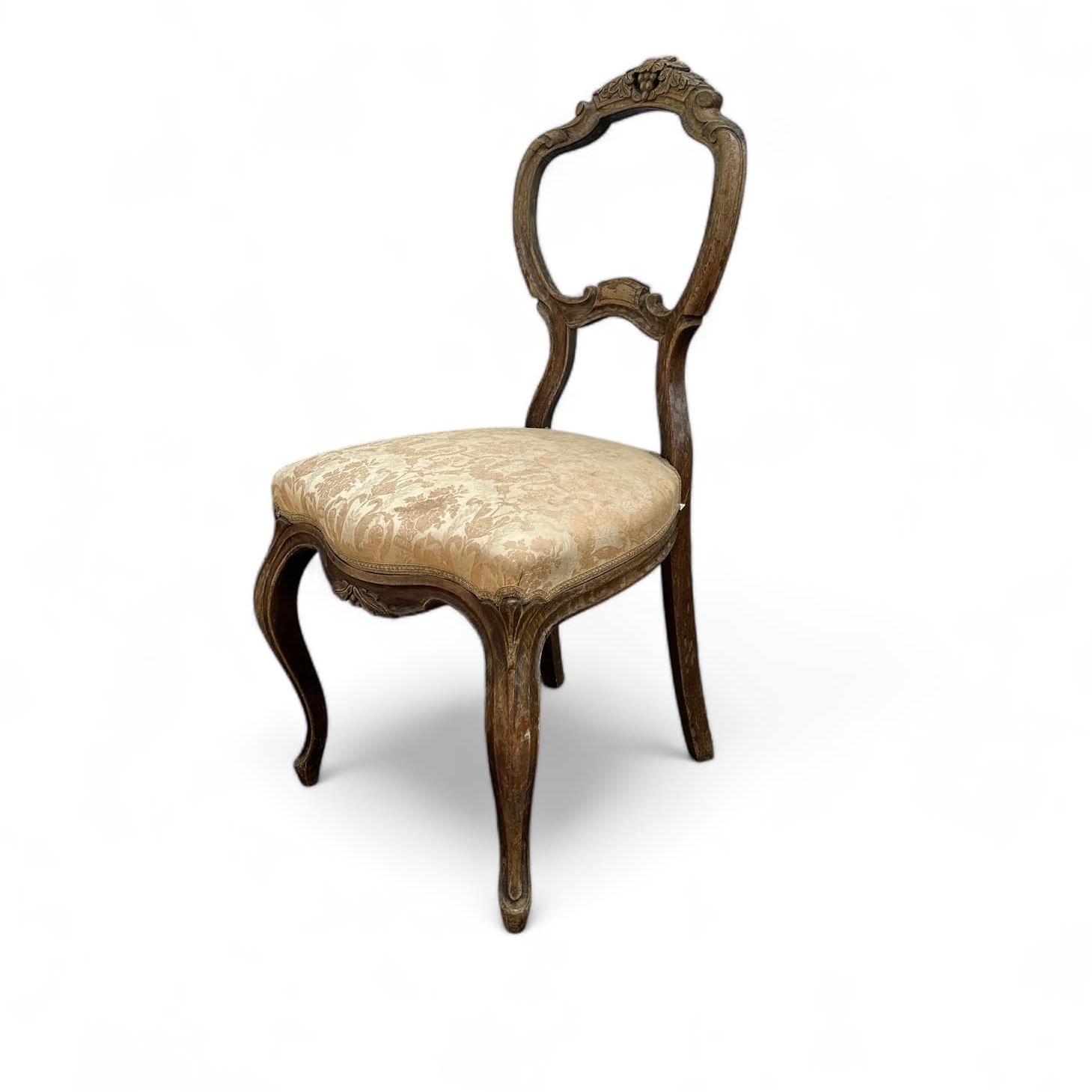 Стілець з фігурною спинкою вінтаж ST-145