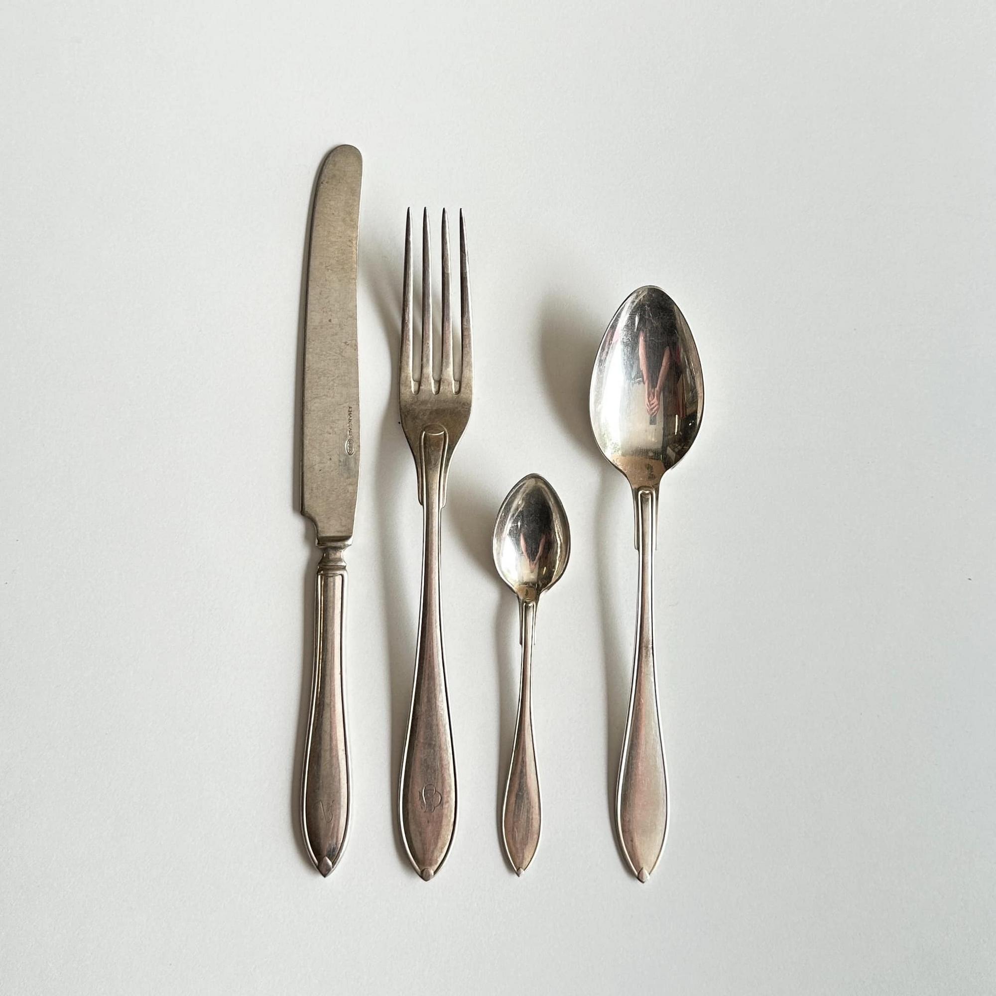 Столові прибори Maria з монограмою столове срібло вінтаж KL-032