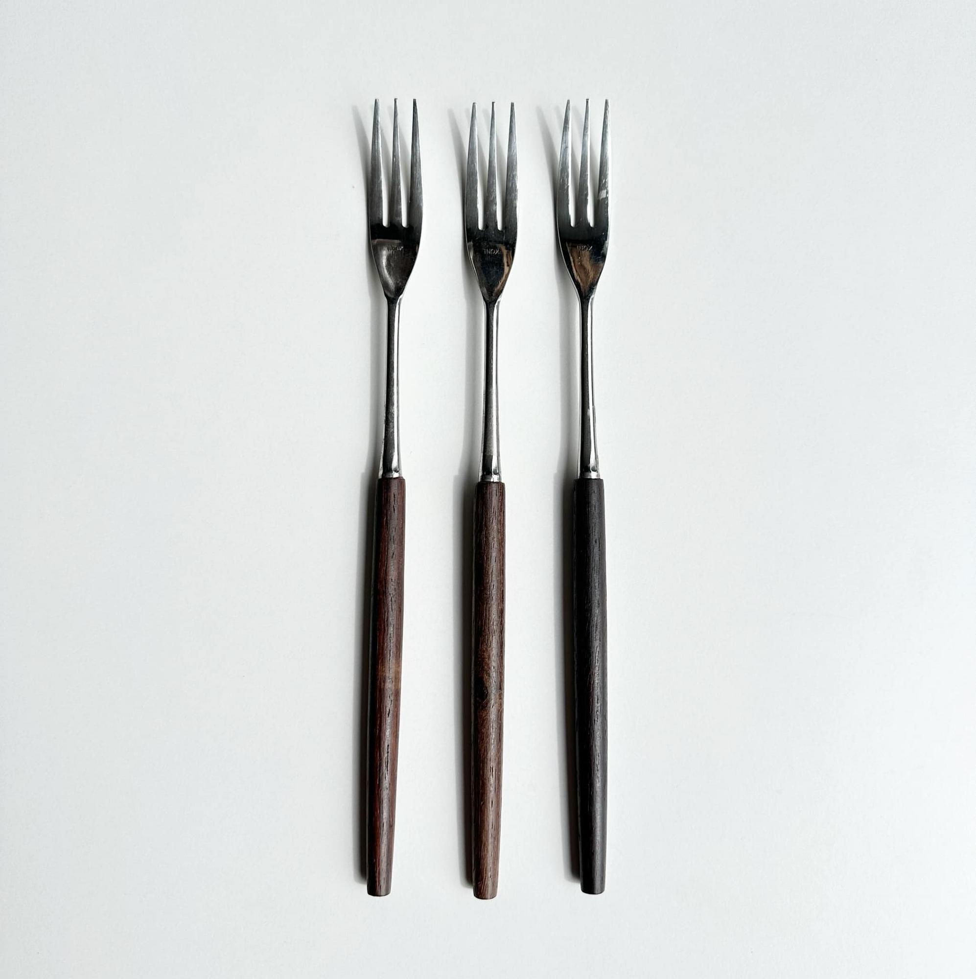 Виделка нерж/ручка т-дерево KL-038