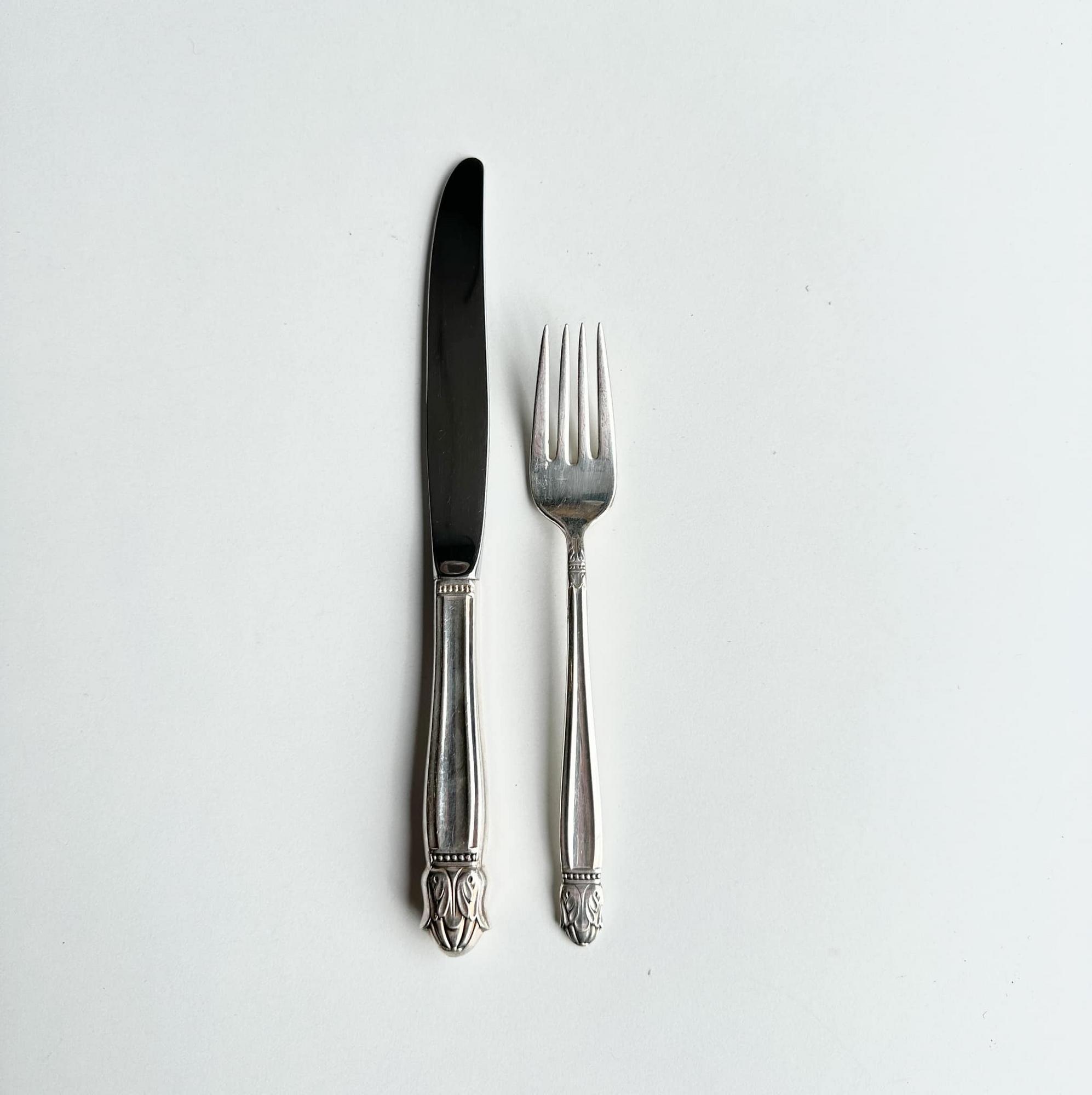 Столові прибори сріблення вінтаж KL-058