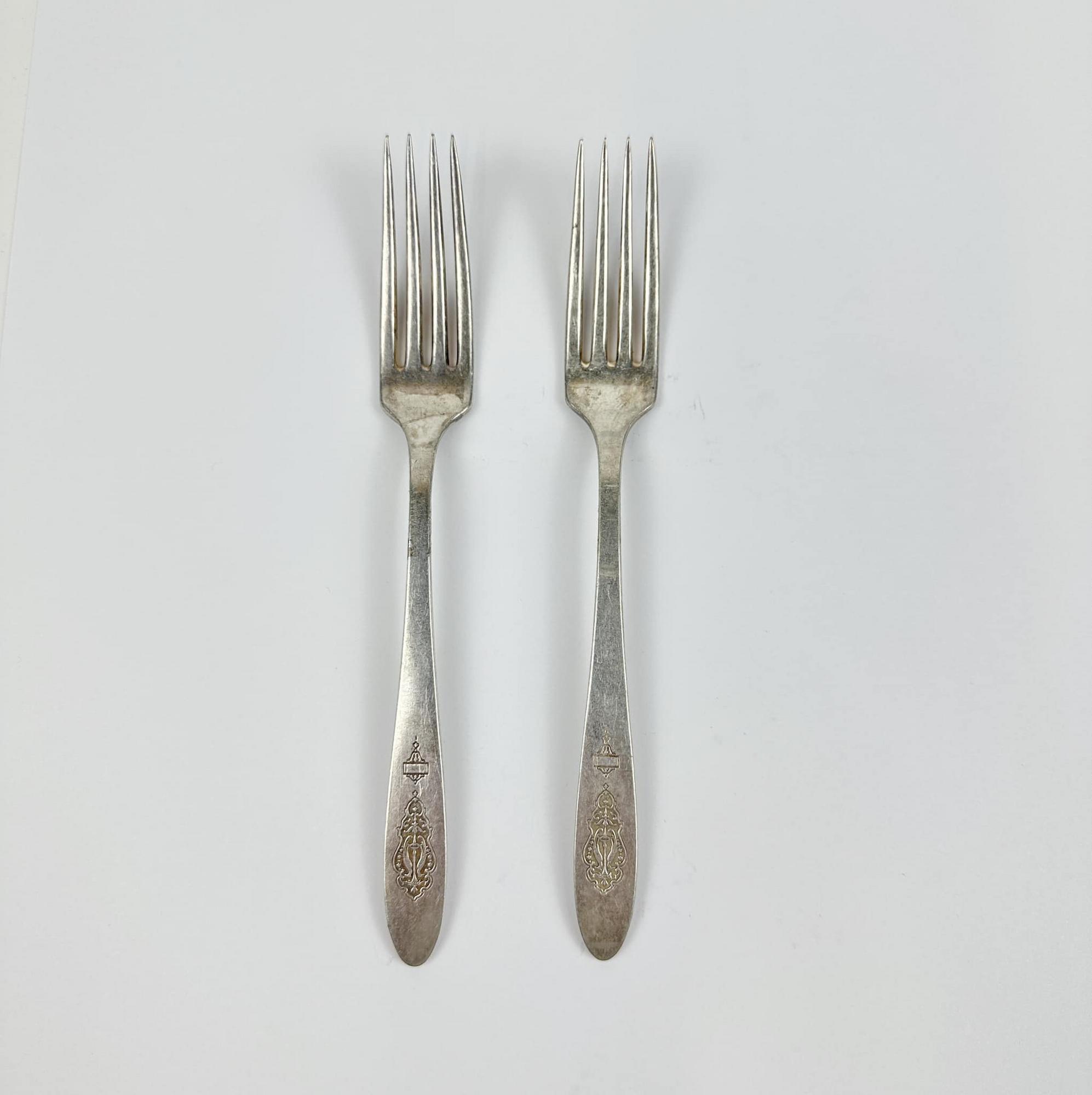 Вилка столове срібло вінтаж KL-100