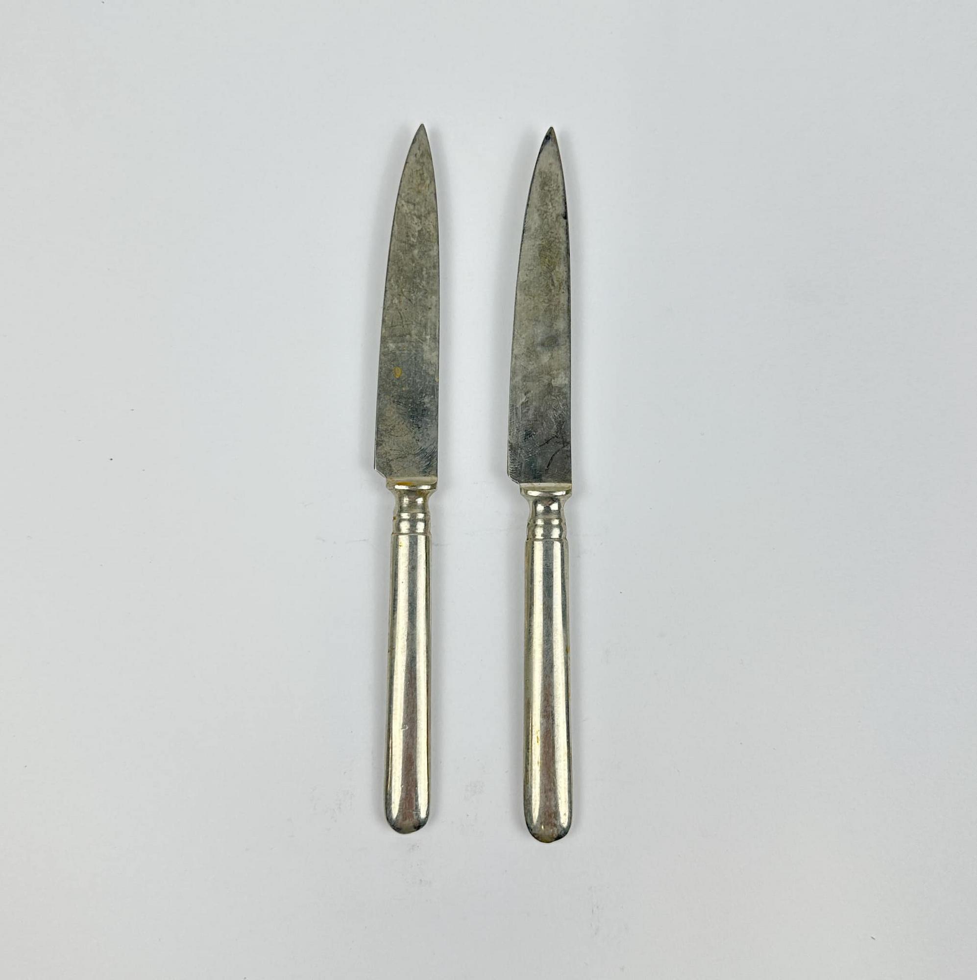 Ніж столовий сріблення вінтаж KL-107