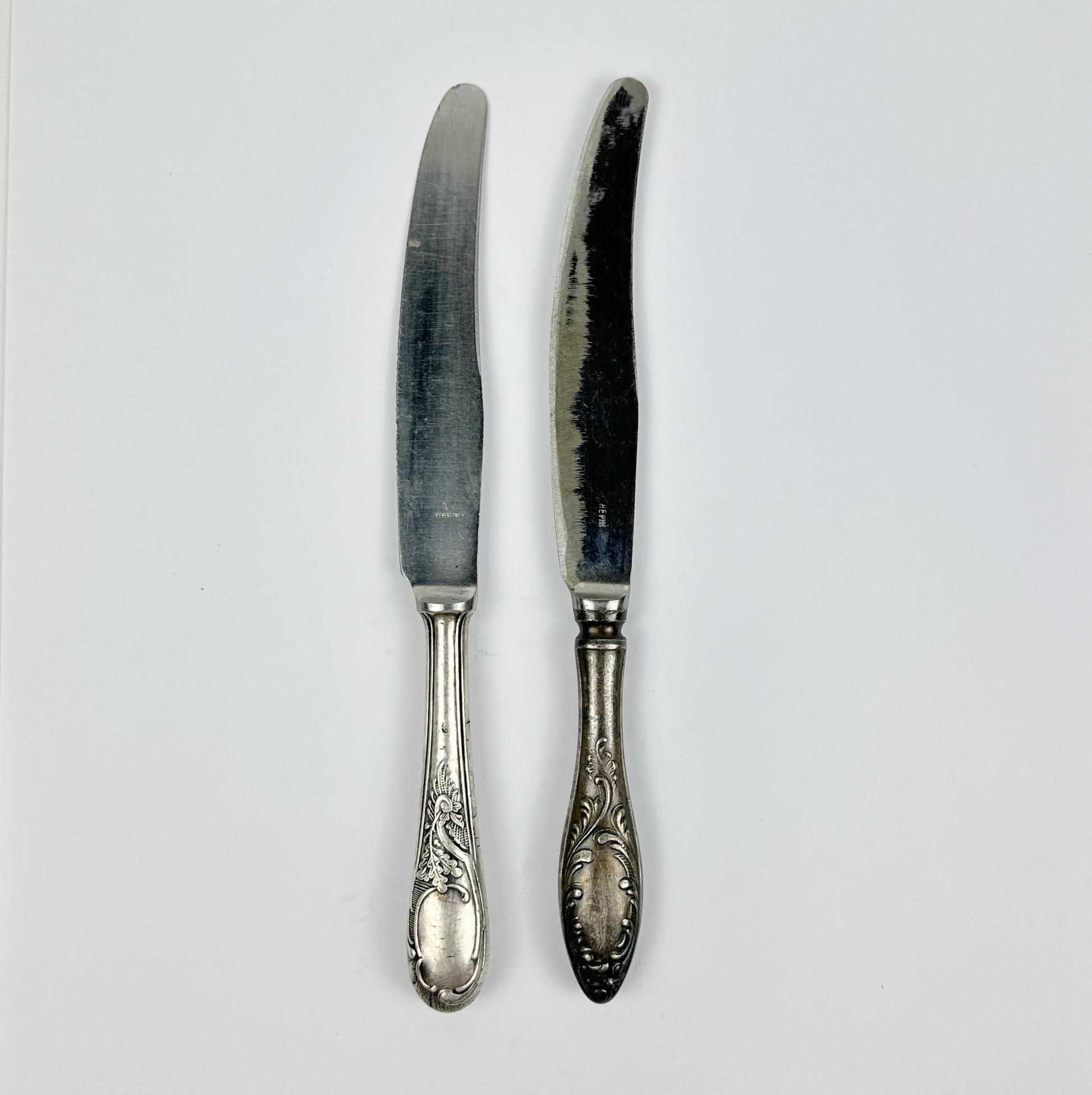 Ніж столовий рельєфна ручка вінтаж KL-108