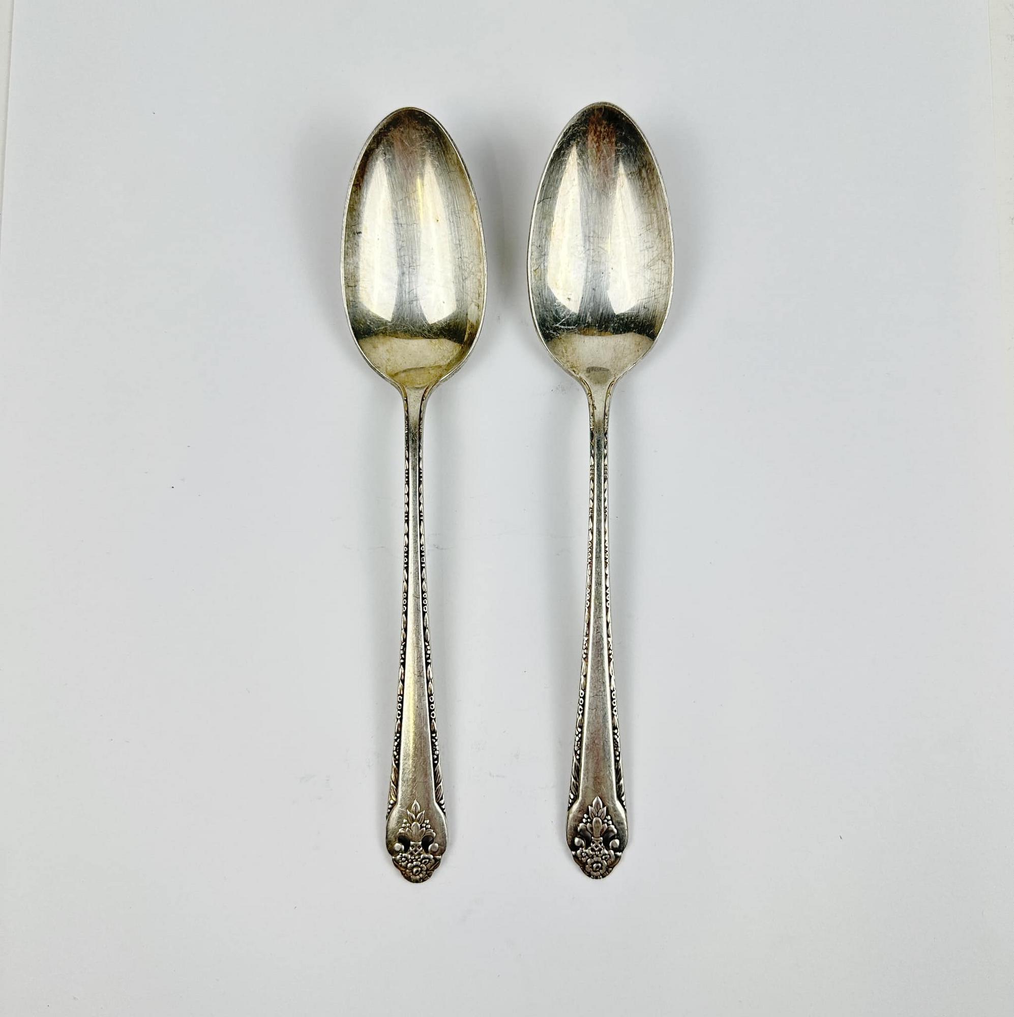 Ложка супова столове срібло вінтаж KL-113