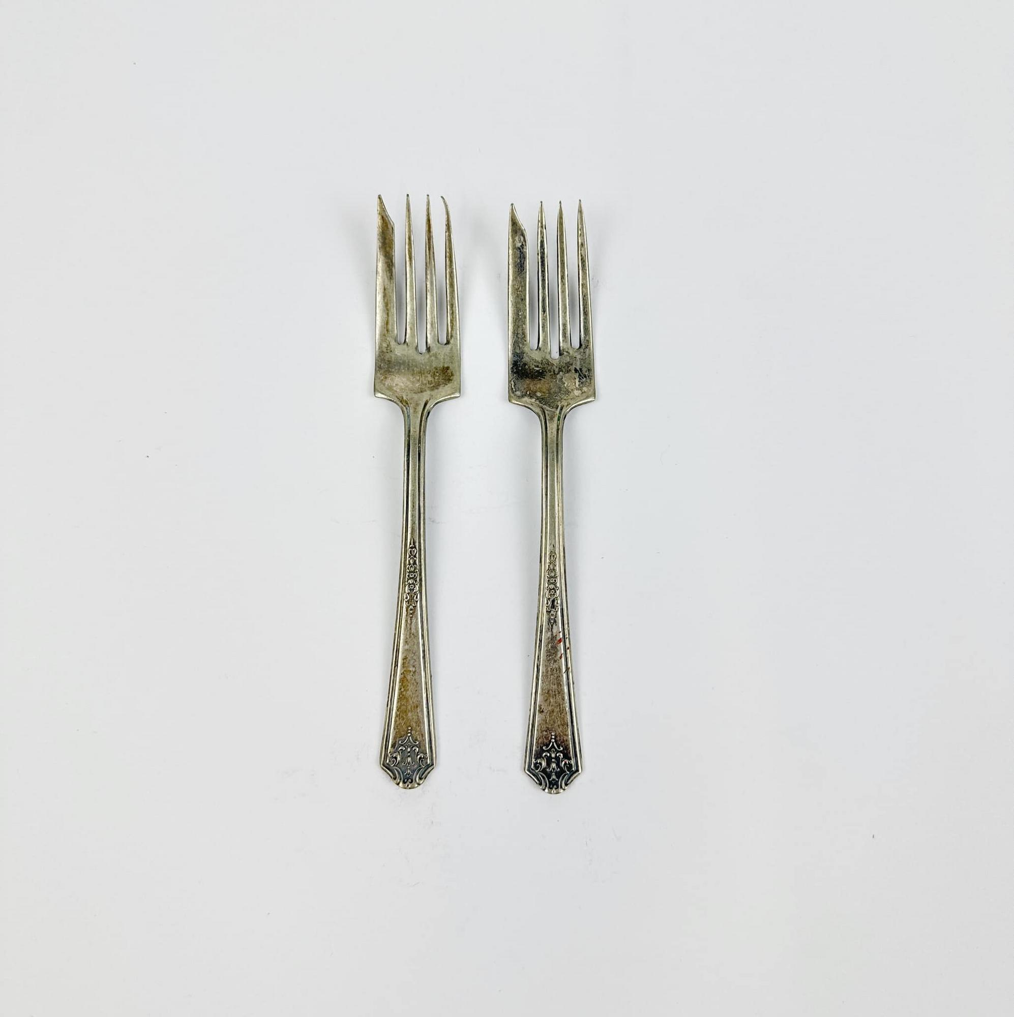 Вилка десертна столове срібло вінтаж KL-114