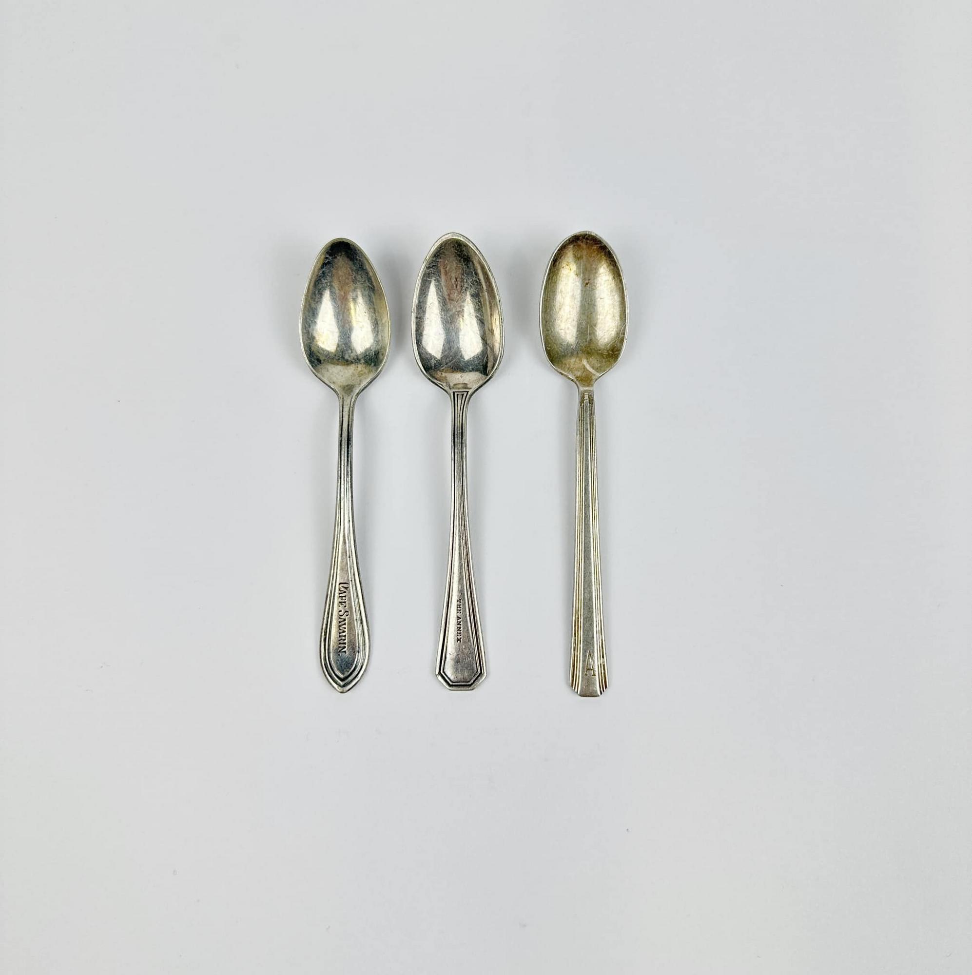 Ложка чайна мельхіор/столове срібло вінтаж KL-119