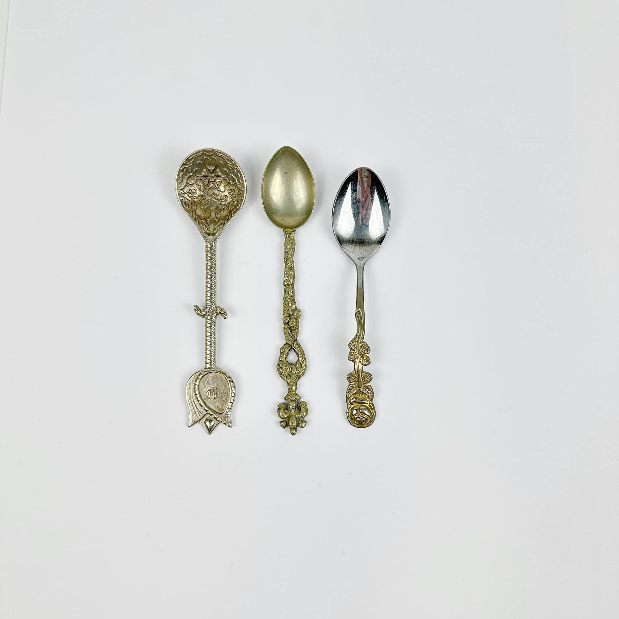 Ложка кавова мельхіор вінтаж KL-122