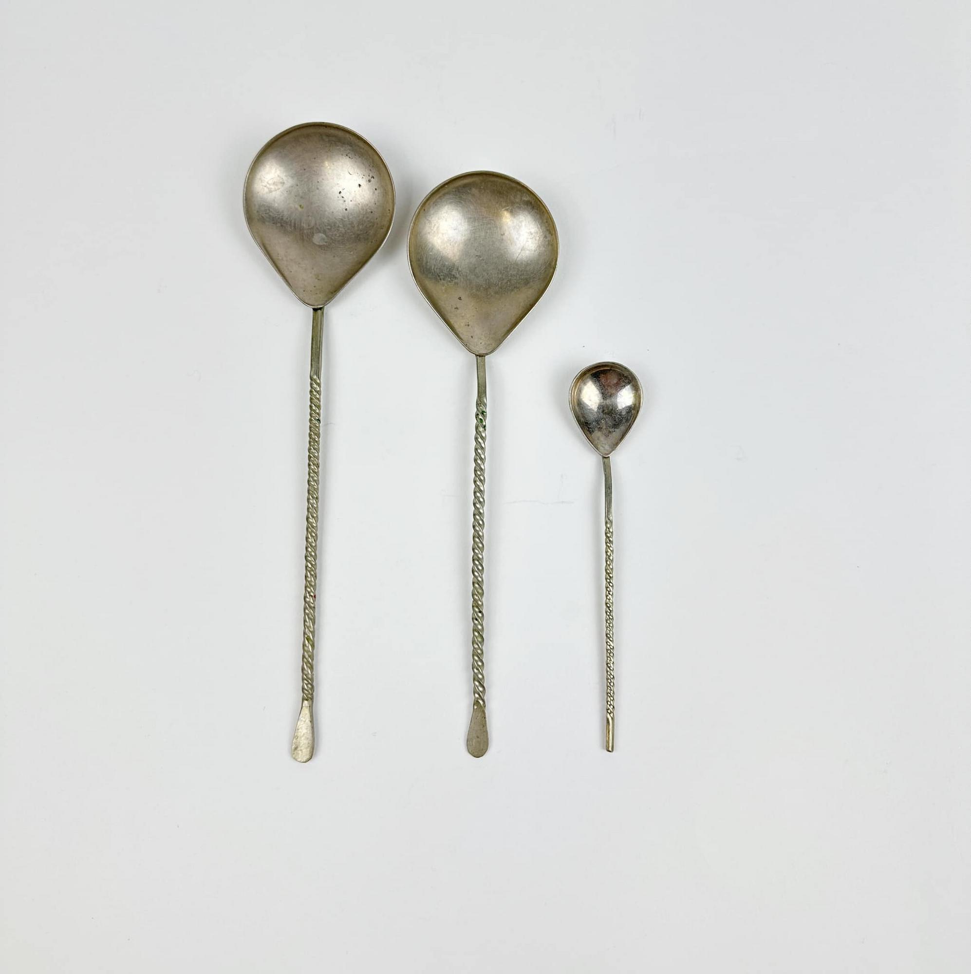 Ложка супова/десертна/чайна мельхіор вінтаж  KL-132