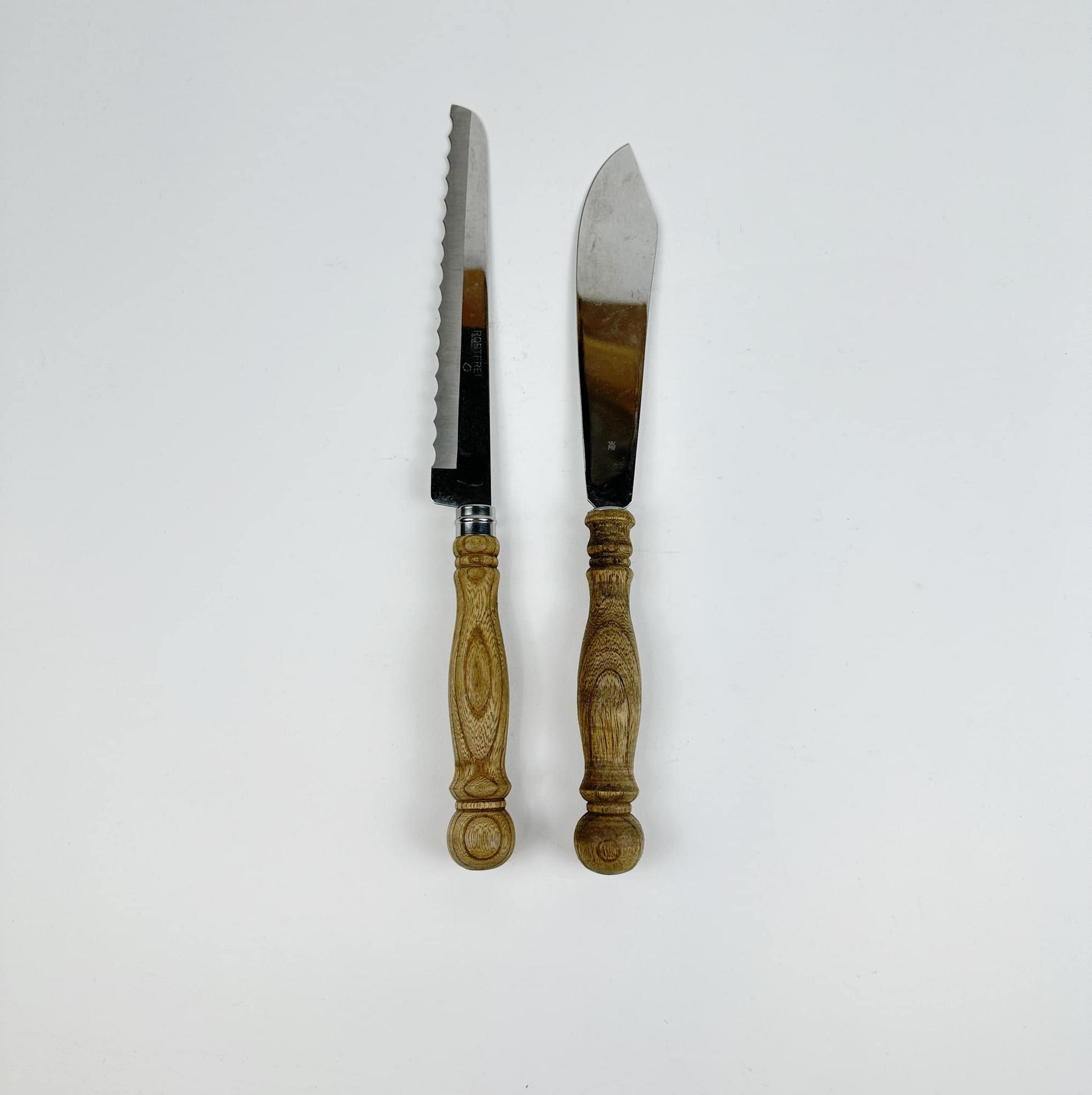 Ніж для хліба/пирога нерж/ручка т-дерево KL-161