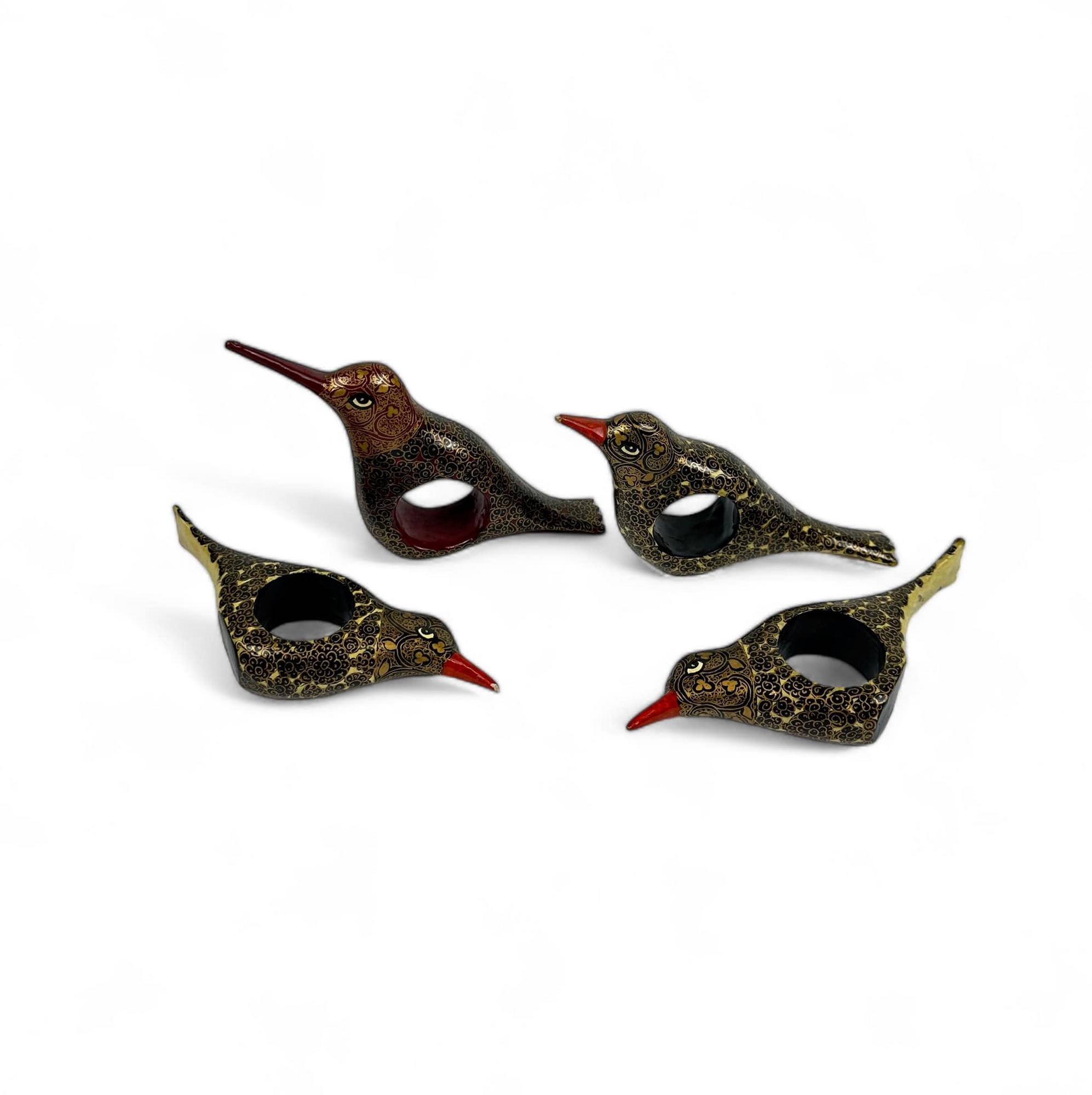 Кільце для серветки Пташка дерево/лак SA-052