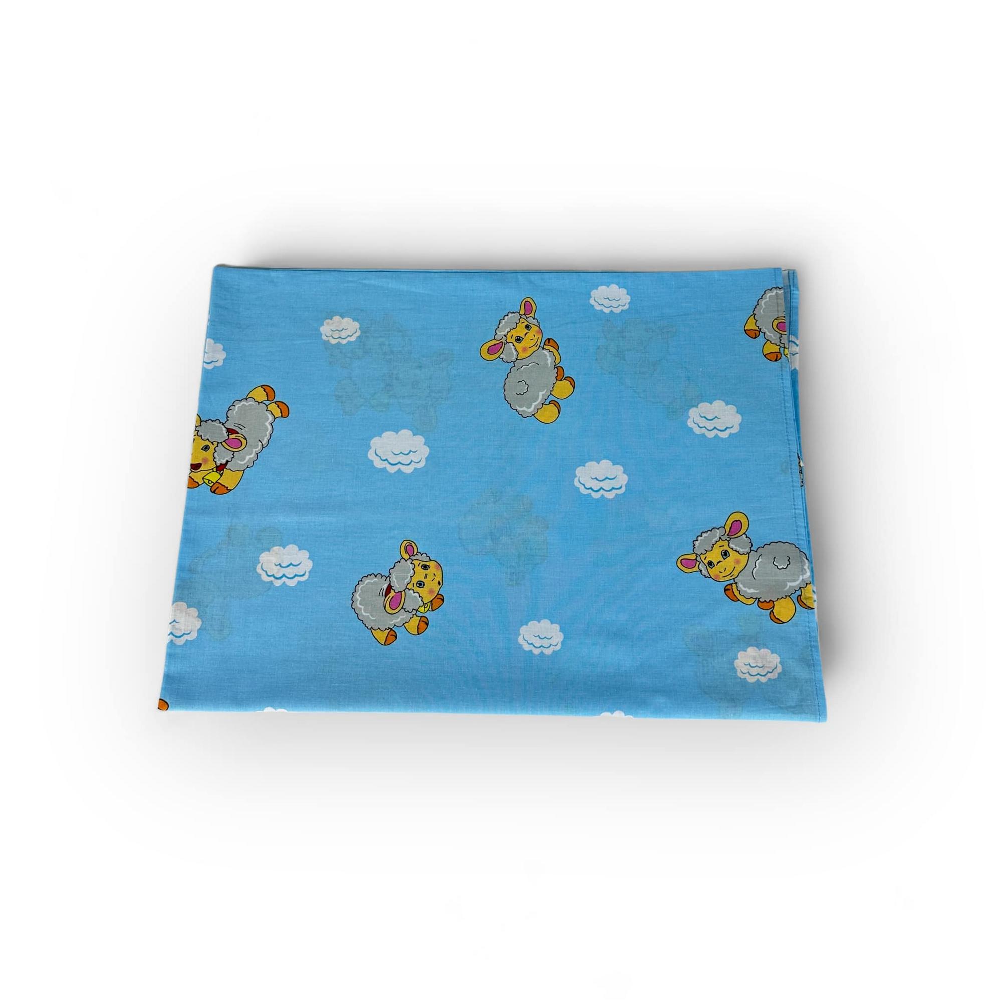 Простирадло дитяче блакитне BL-035