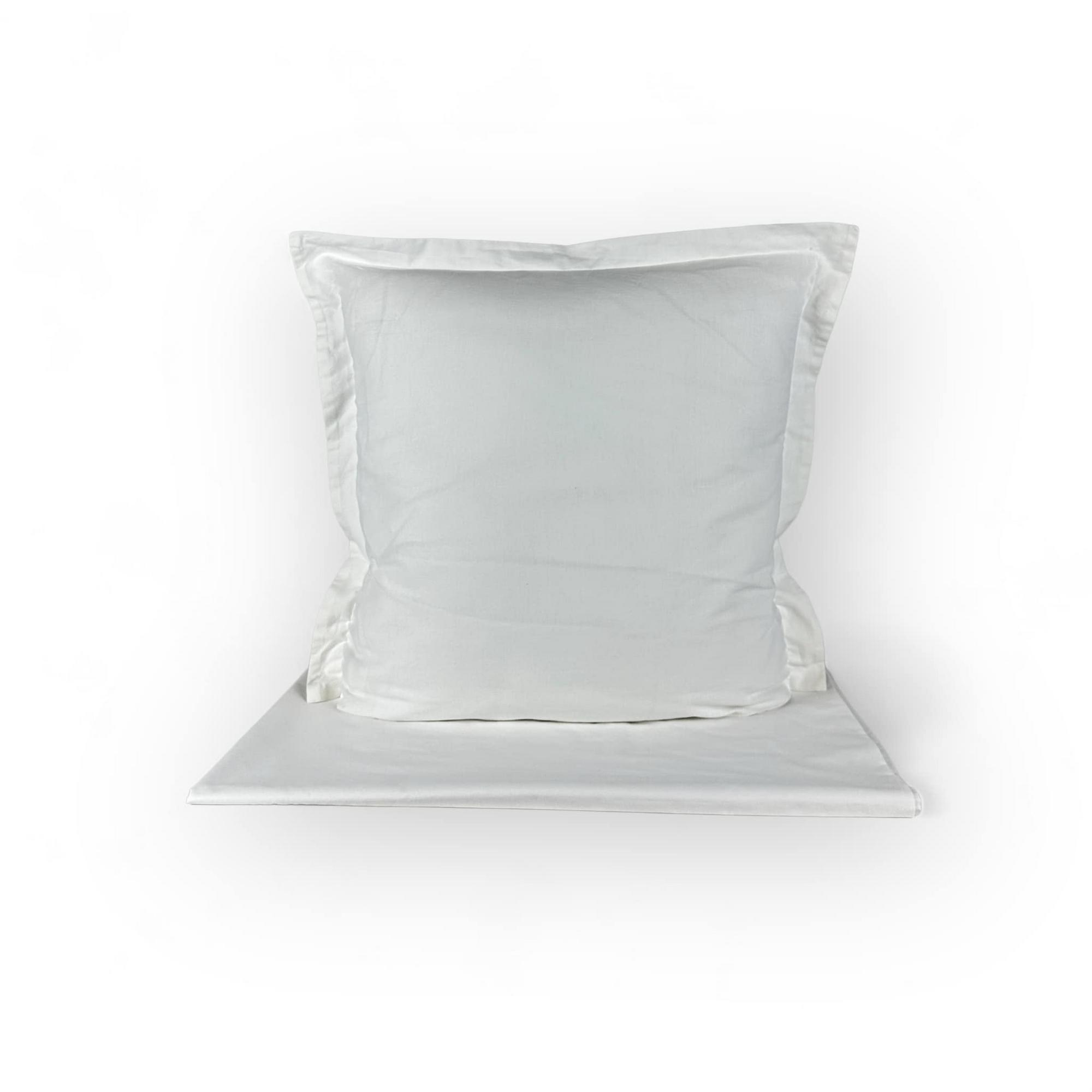 Наволочка / Простирадло білий сатин бавовна BL-044