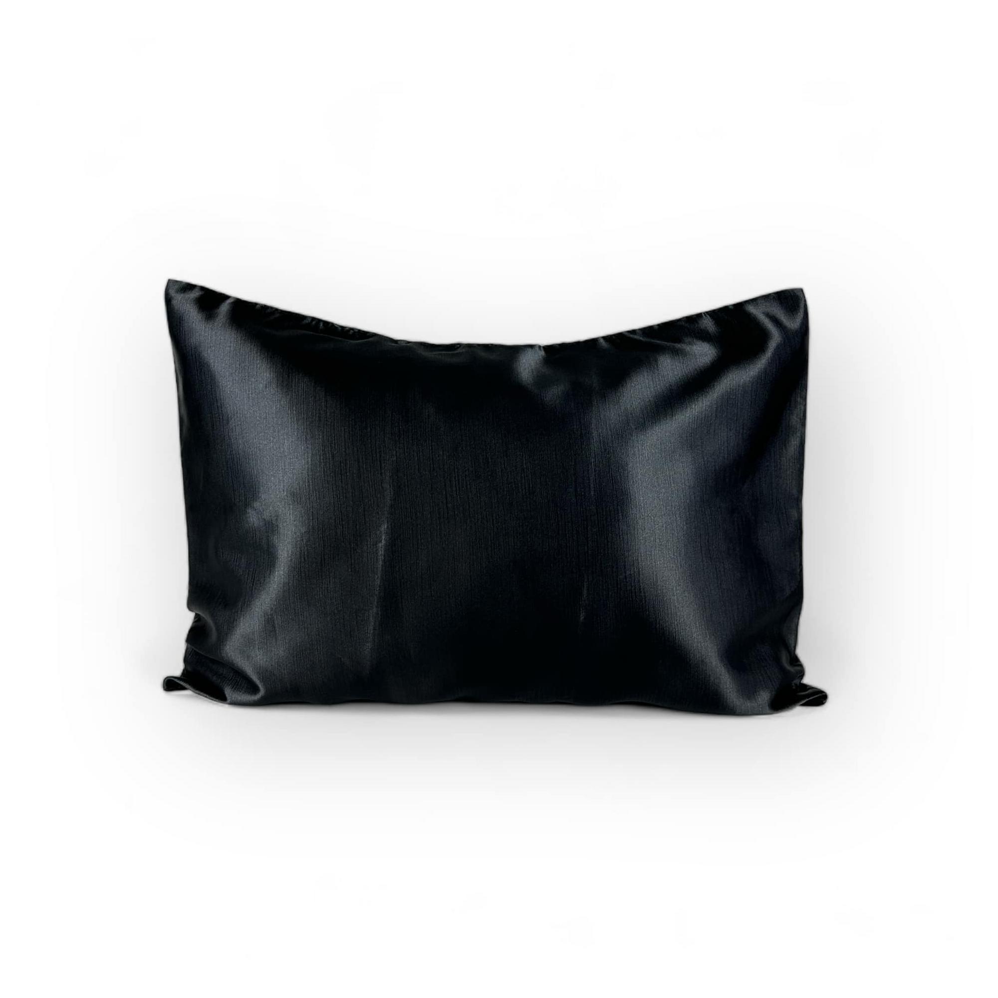 Наволочка чорна сатин поліестер BL-051