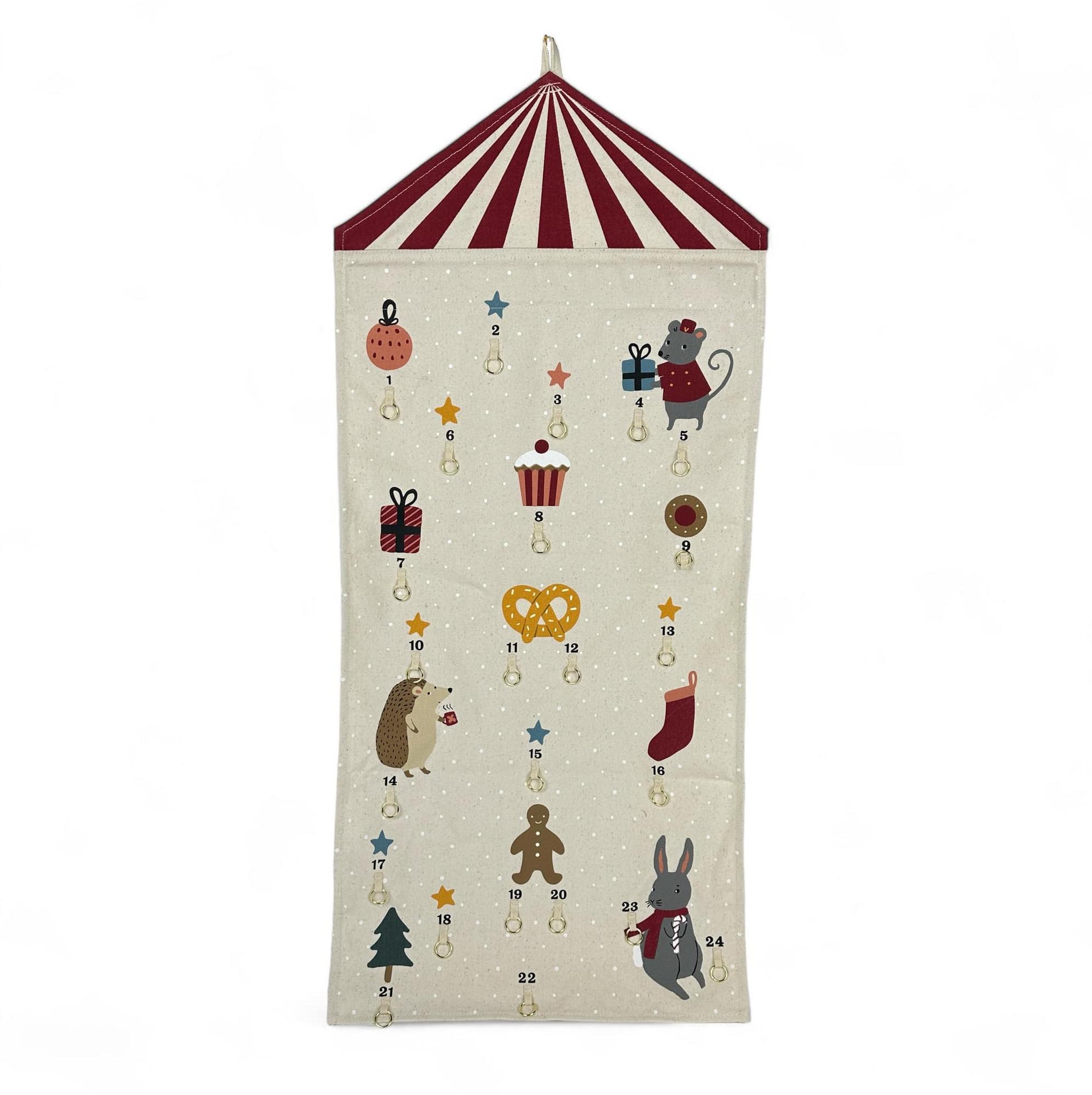 Адвент-календар настінний текстиль WD-098