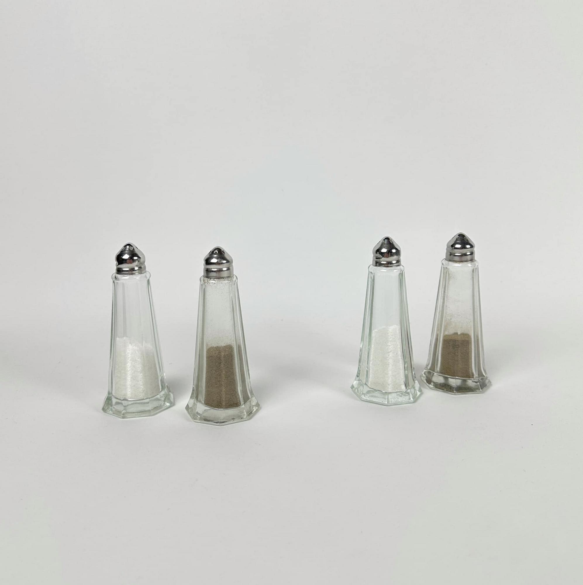 Спецівник сіль/перець скло/метал KD-087