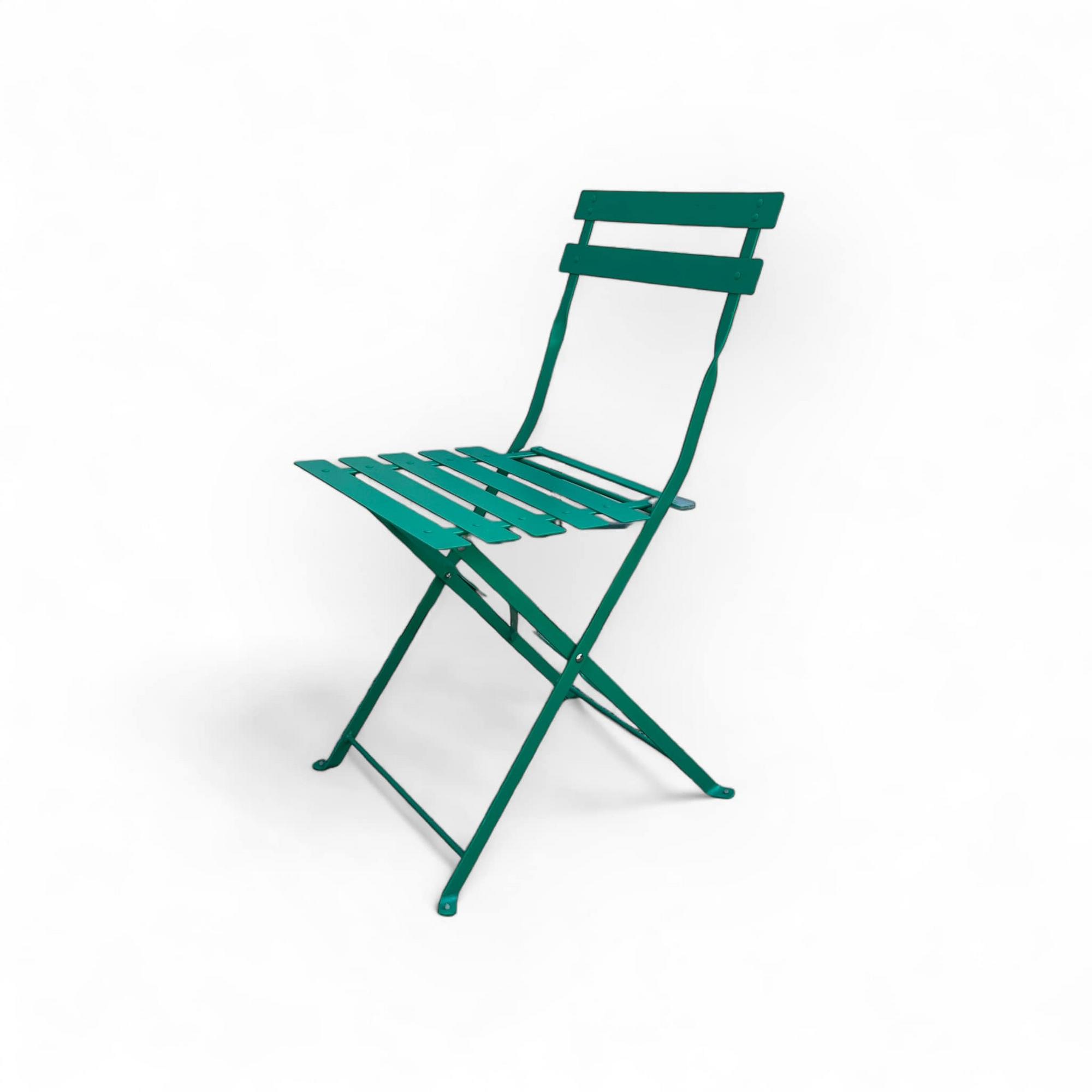 Стілець садовий розкладний смарагд метал ST-148