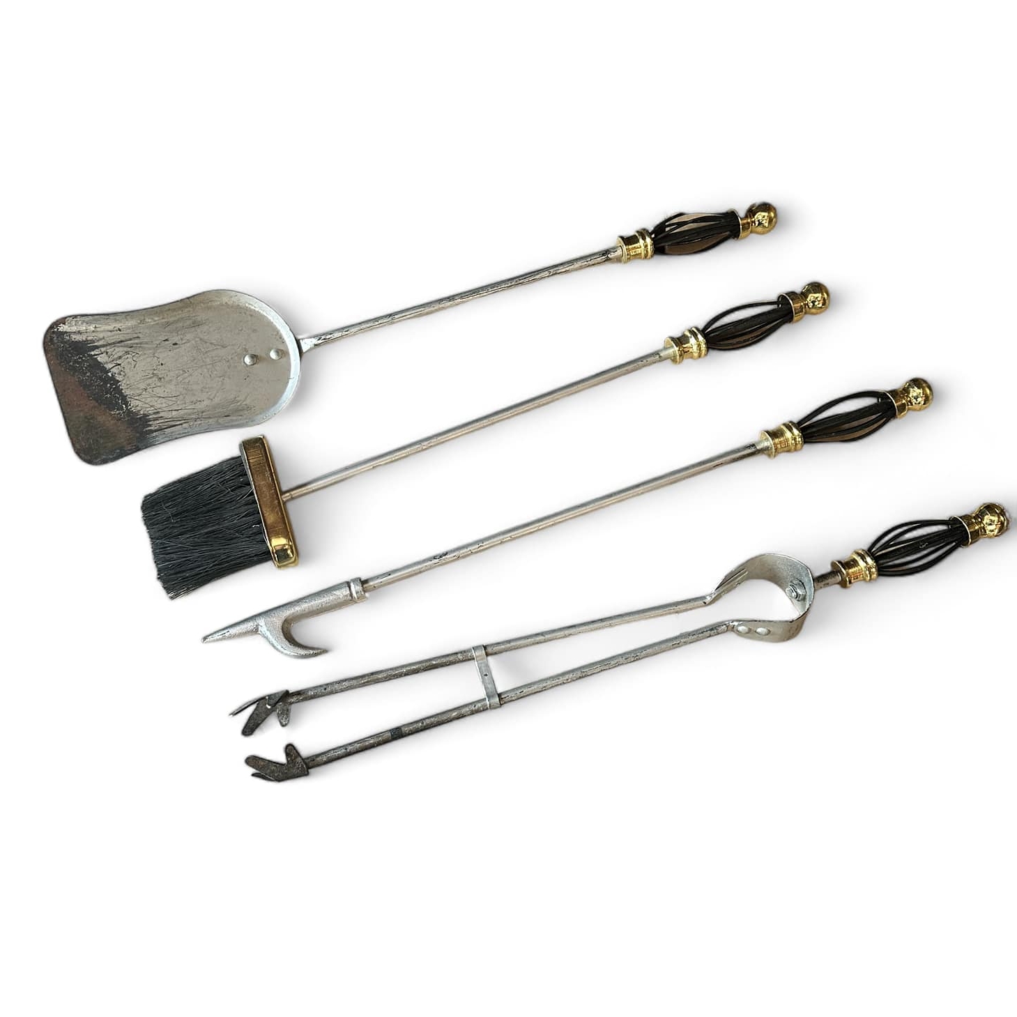 Набір камінний вінтаж метал чорний/золото без підставки