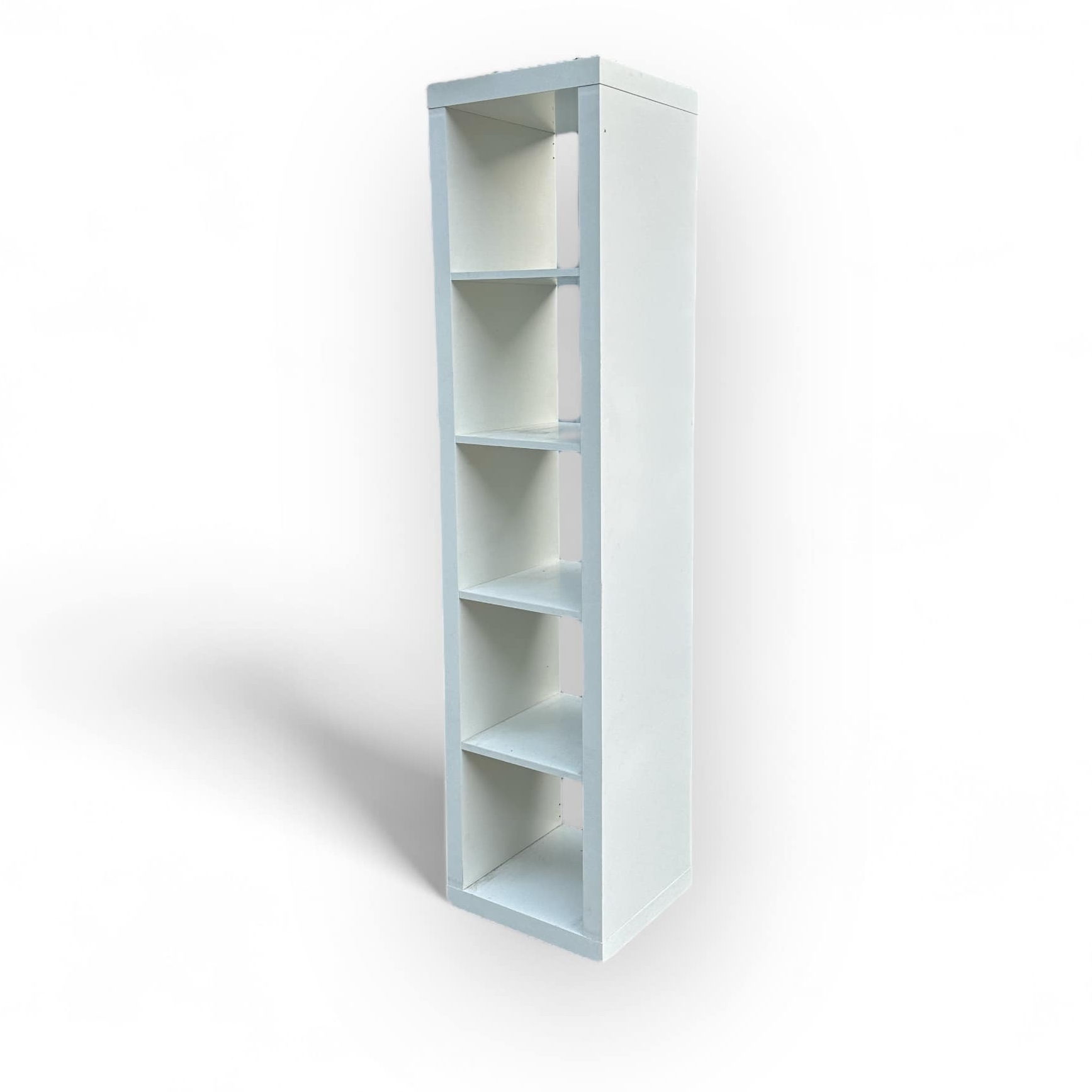 Стелаж вузький білий на 5 ячейок SR-096