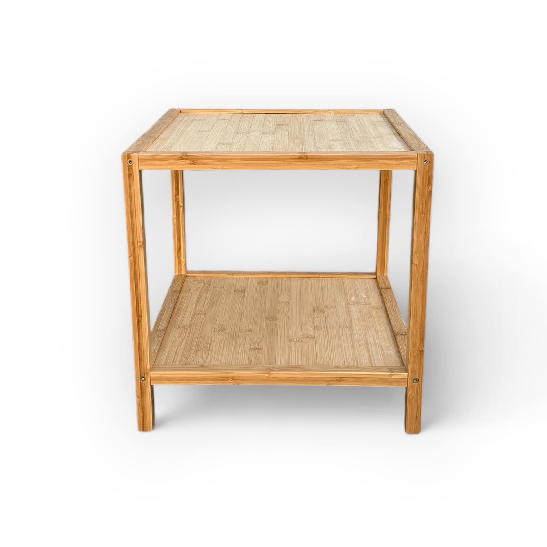 Столик кавовий з полицею бамбук TB-867