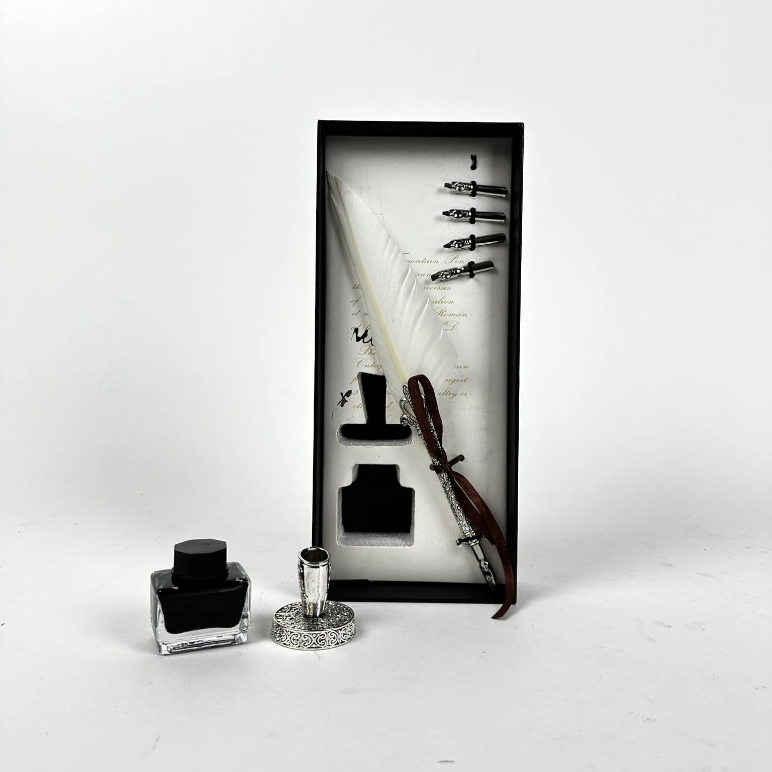 Набір для письма з пером і чорнилами