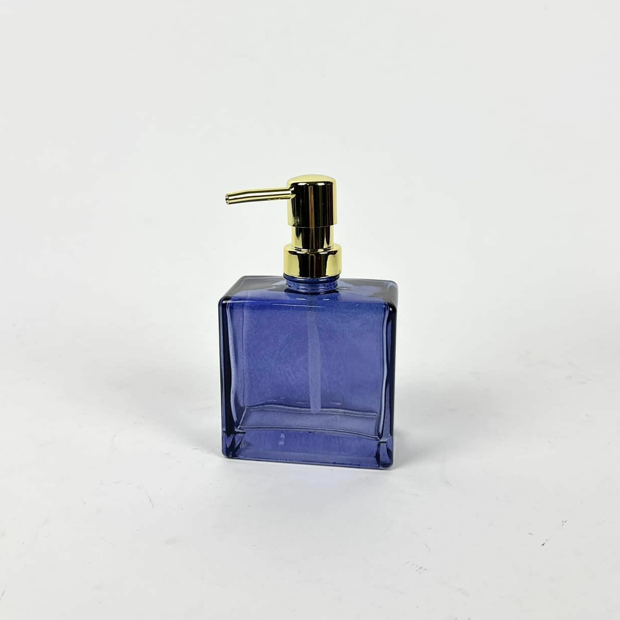 Диспенсер для мила синє скло