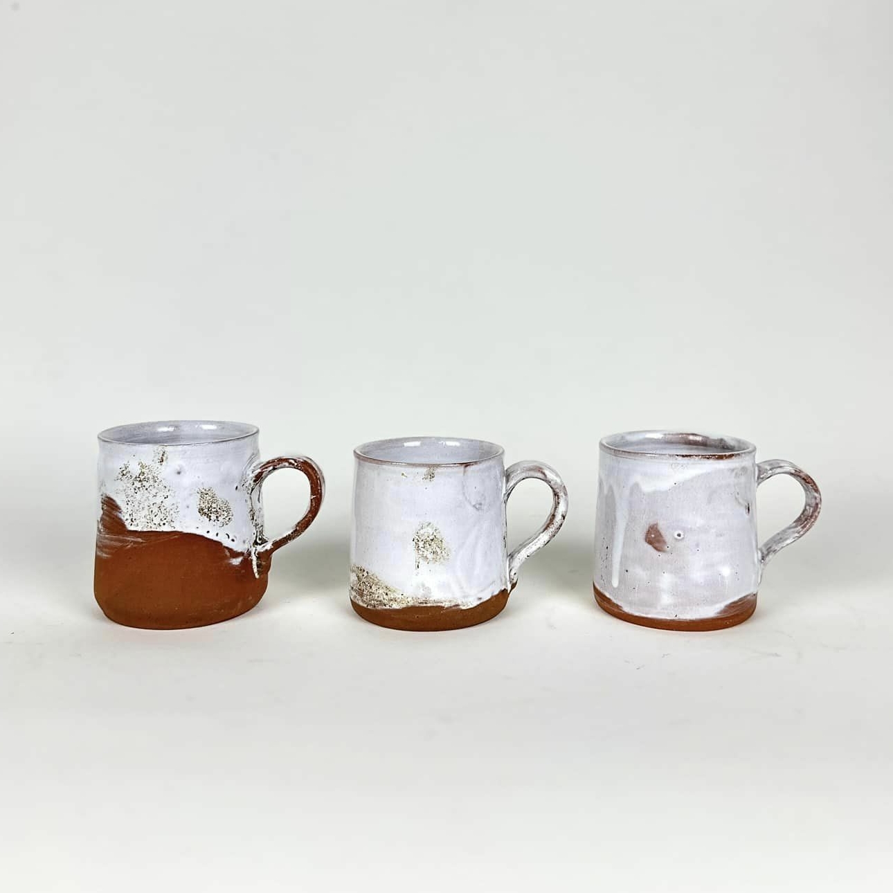 Чашка етно теракота/біла полива EN-161