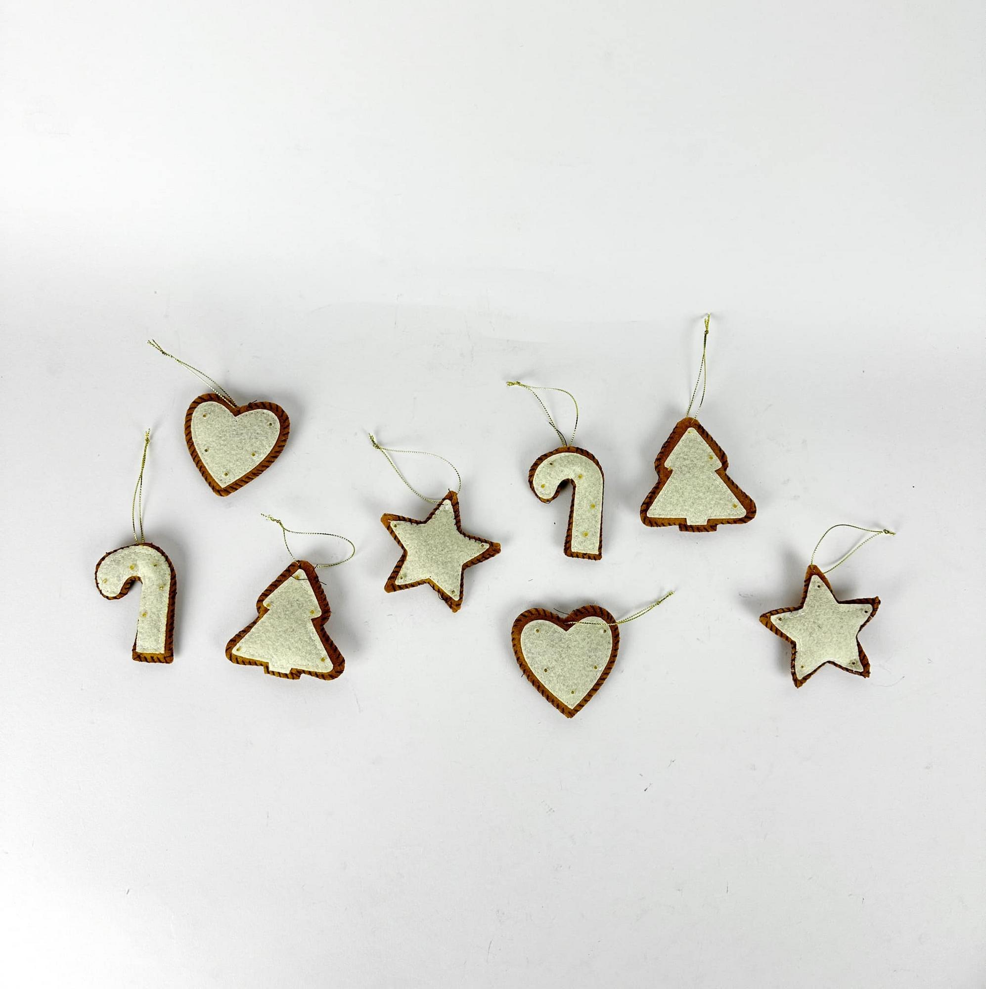 Прикраса ялинкова Пряник текстиль