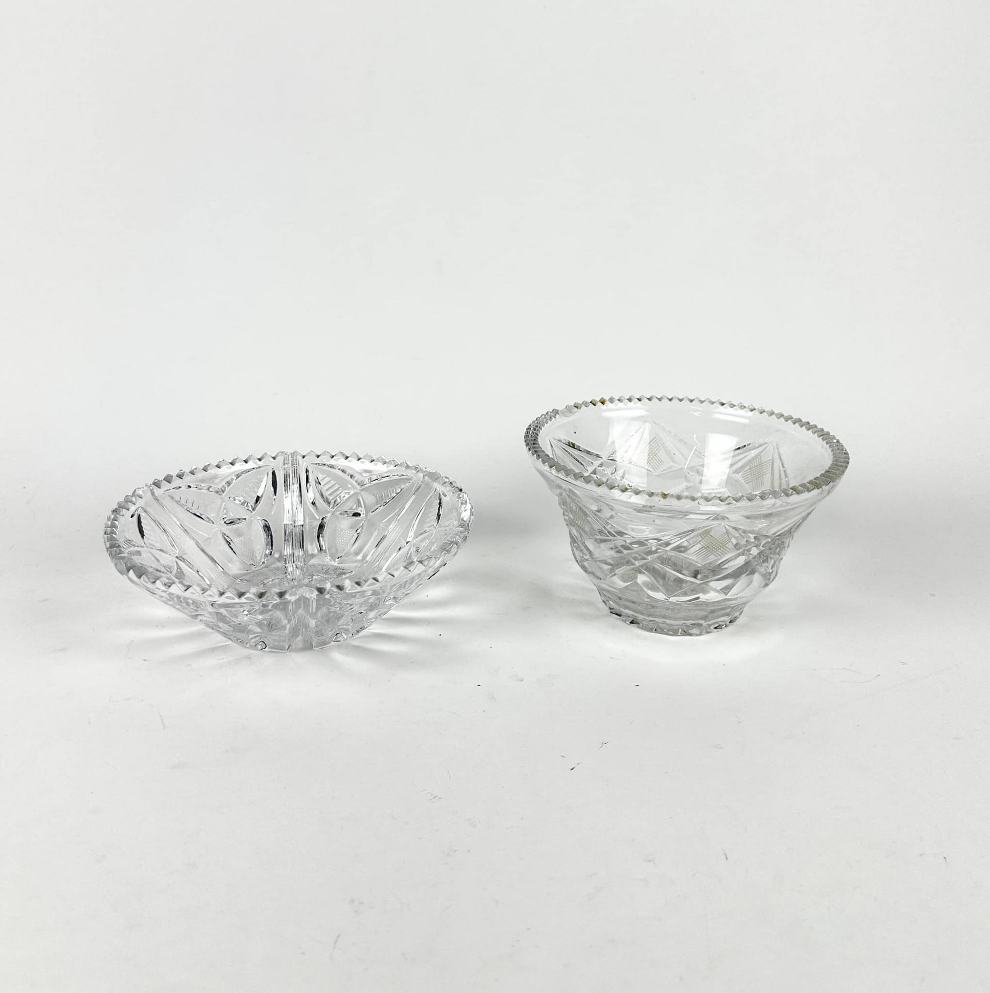 Салатниця/ваза для фруктів кришталь вінтаж GS-082