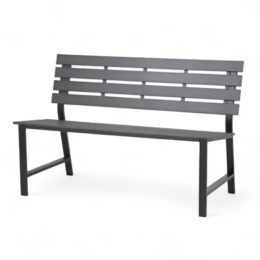 Лавка садова графіт метал GF-036