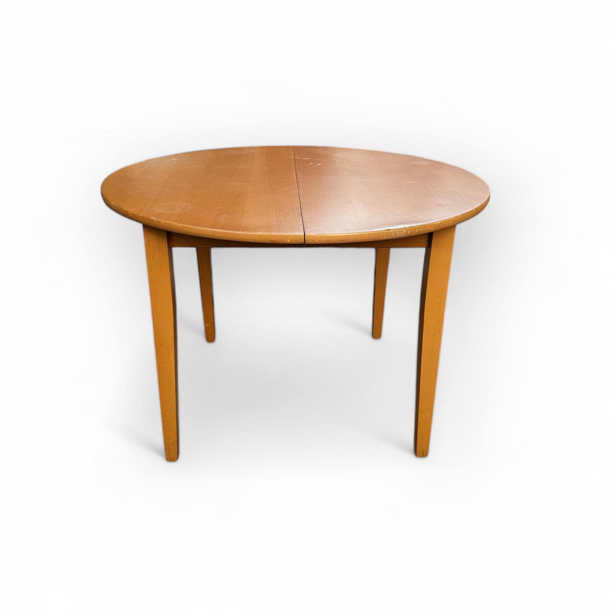 Стіл обідній круглий розкладний св-дерево TB-048