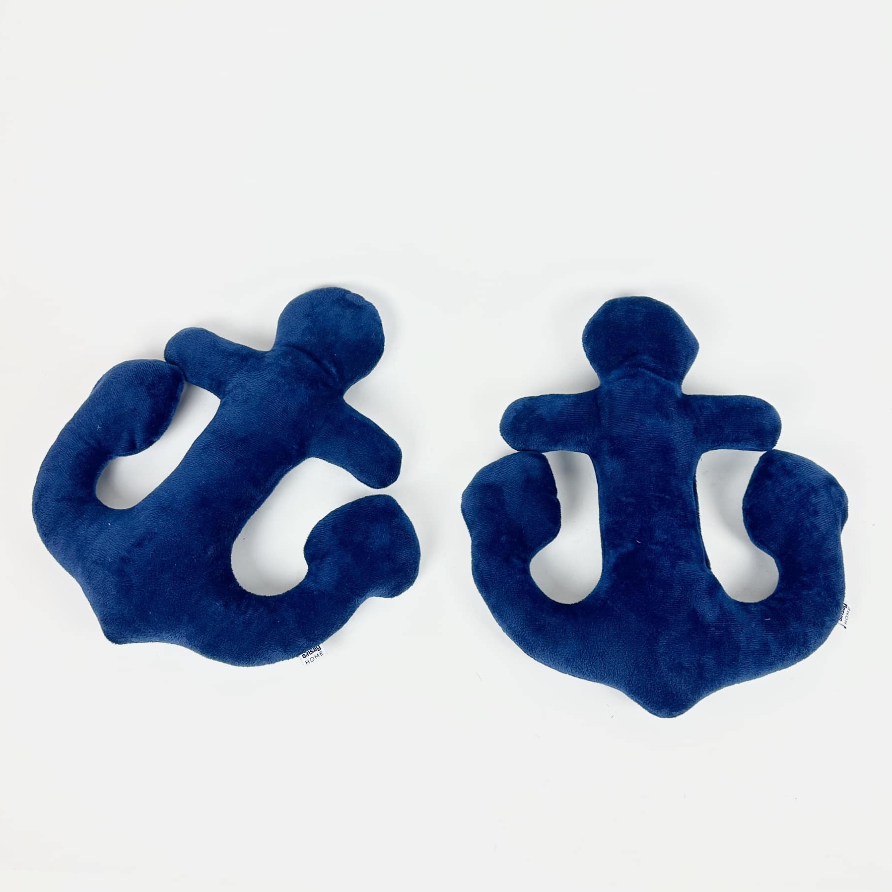 Подушка-іграшка Якір синій велюр PW-425