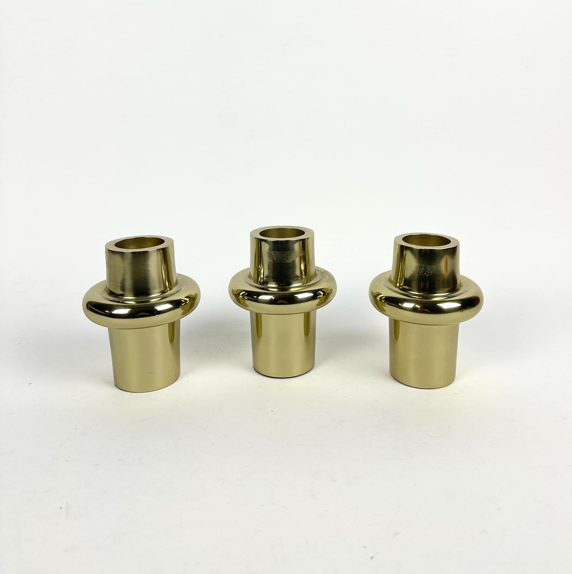 Підсвічник на 1 свічку фігурний метал золото CA-183