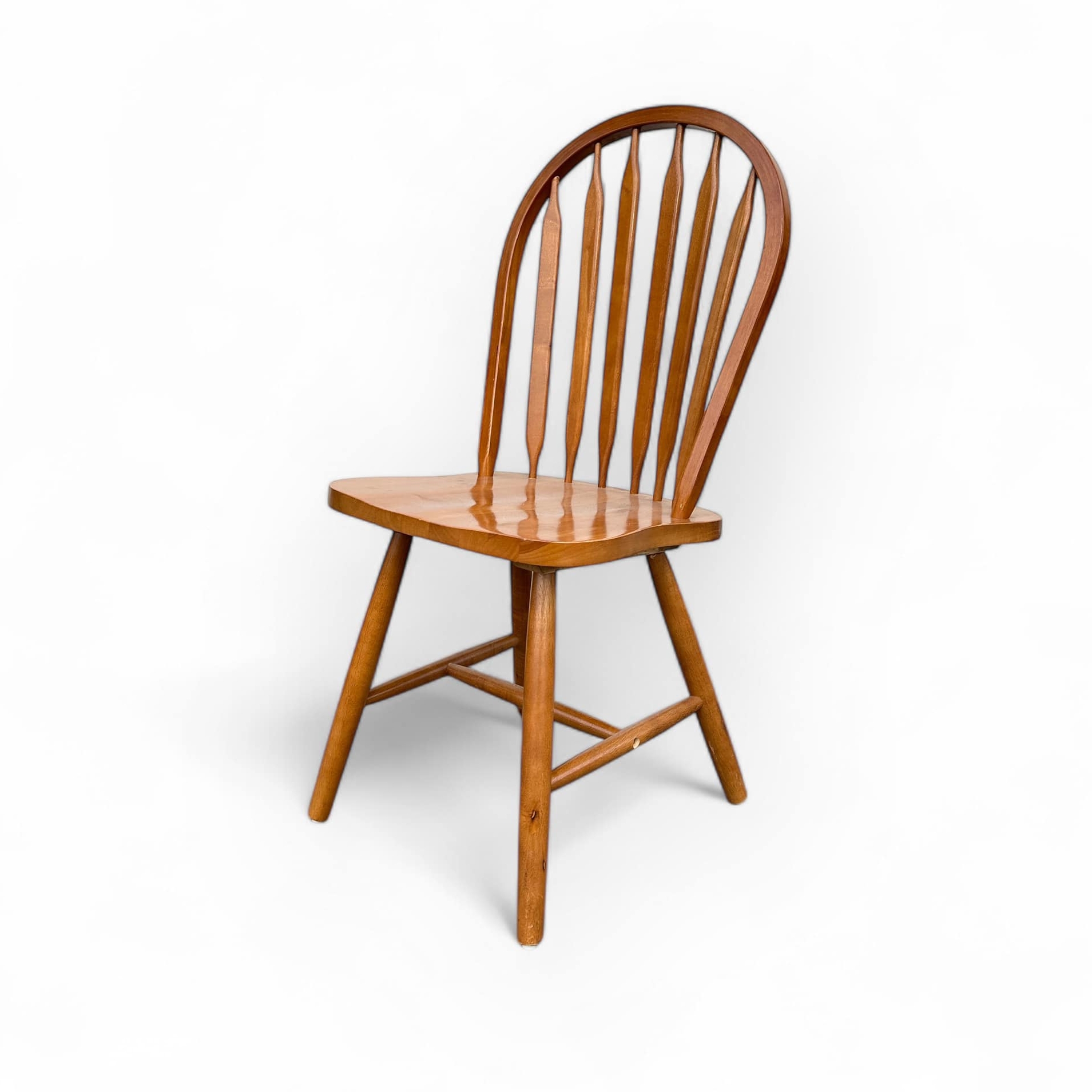 Стілець кантрі коричневий дерево ST-164