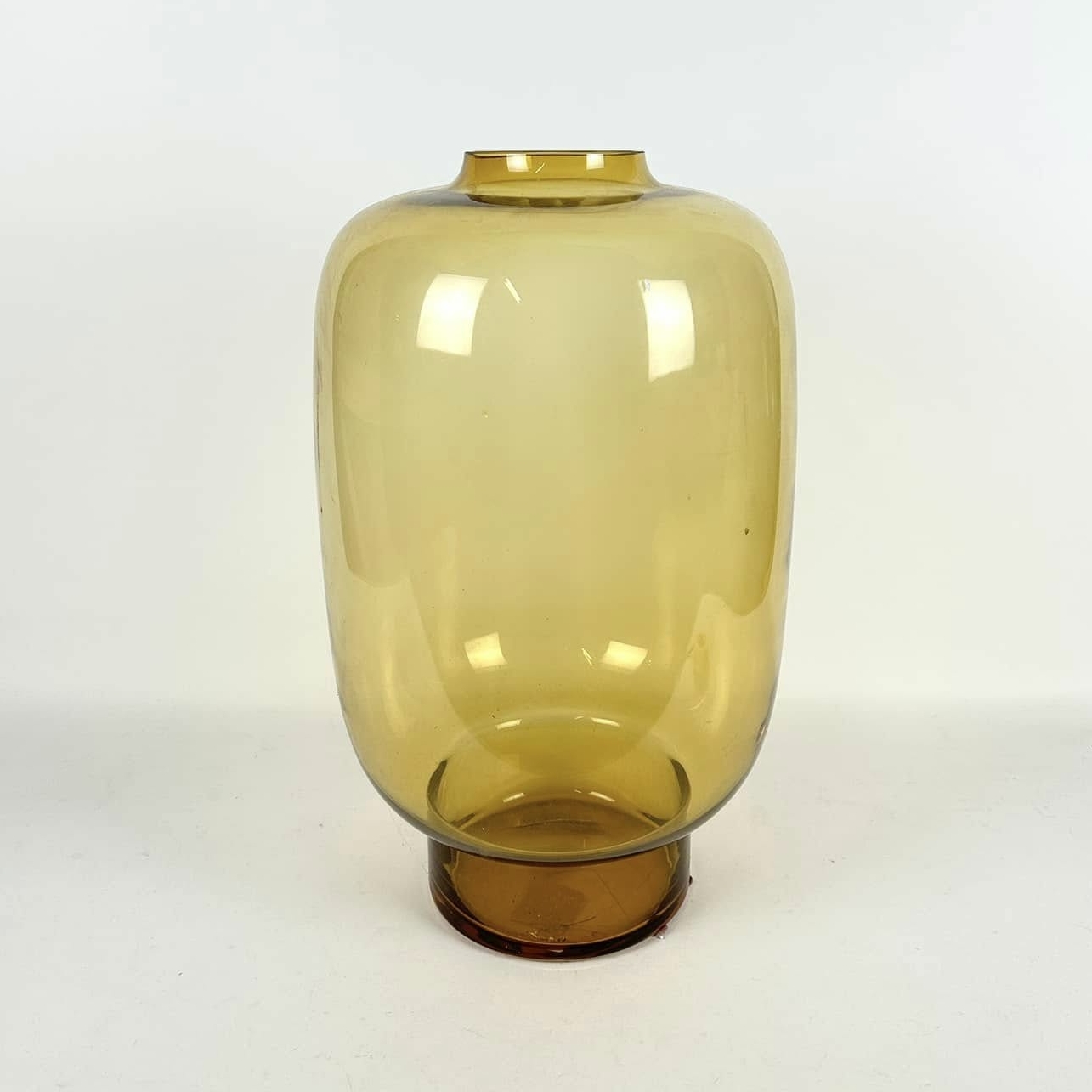 Ваза велика коричнева прозоре скло VA-520