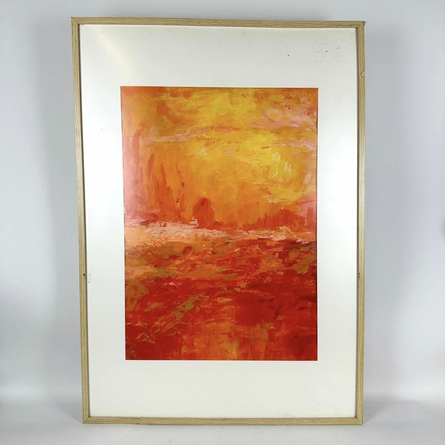 Абстрактний живопис 9 в рамкі з паспарту AR-1140