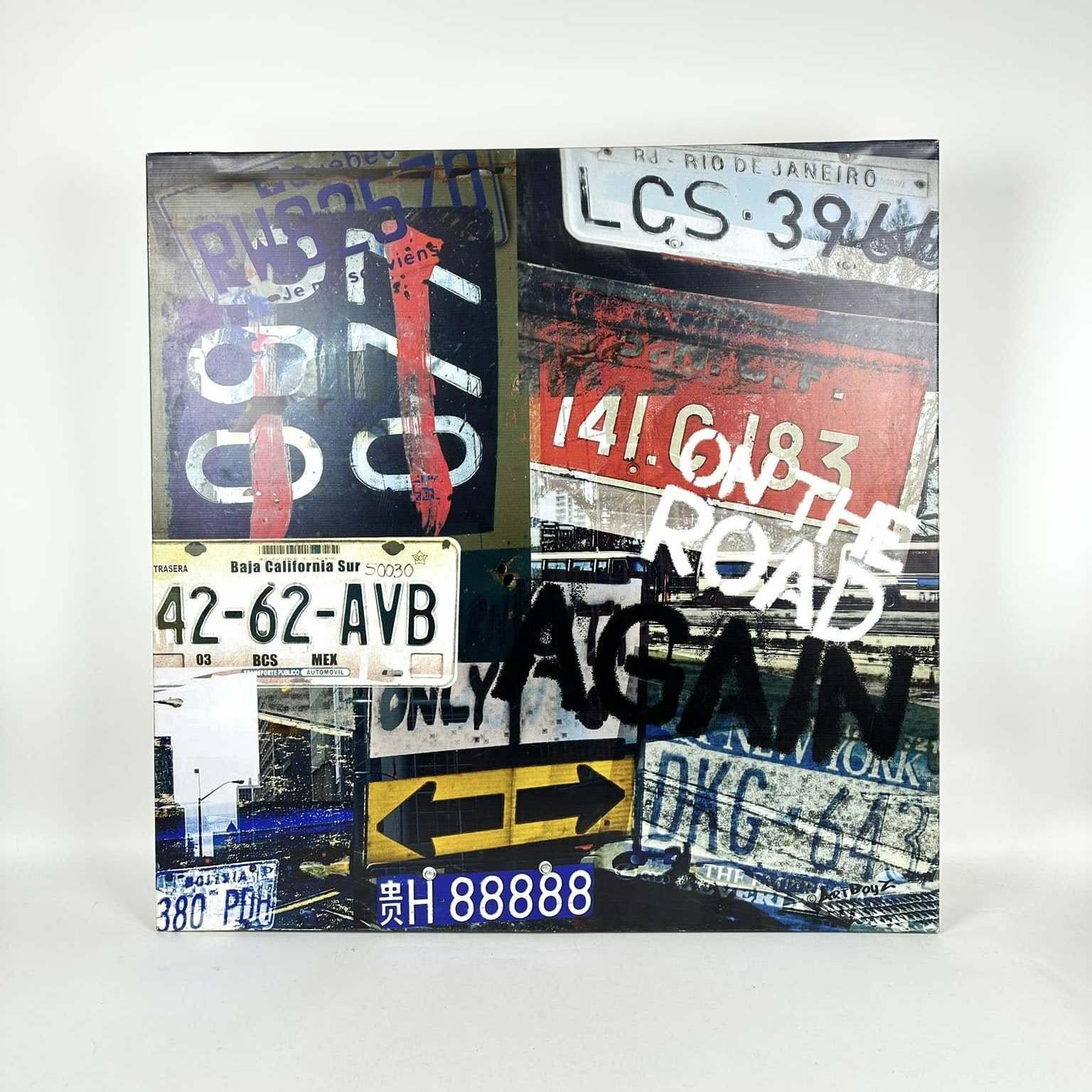 Фотоколаж Автомобільні номери AR-1186