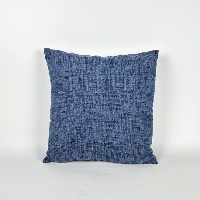 Подушка декоративна синій меланж PW-433